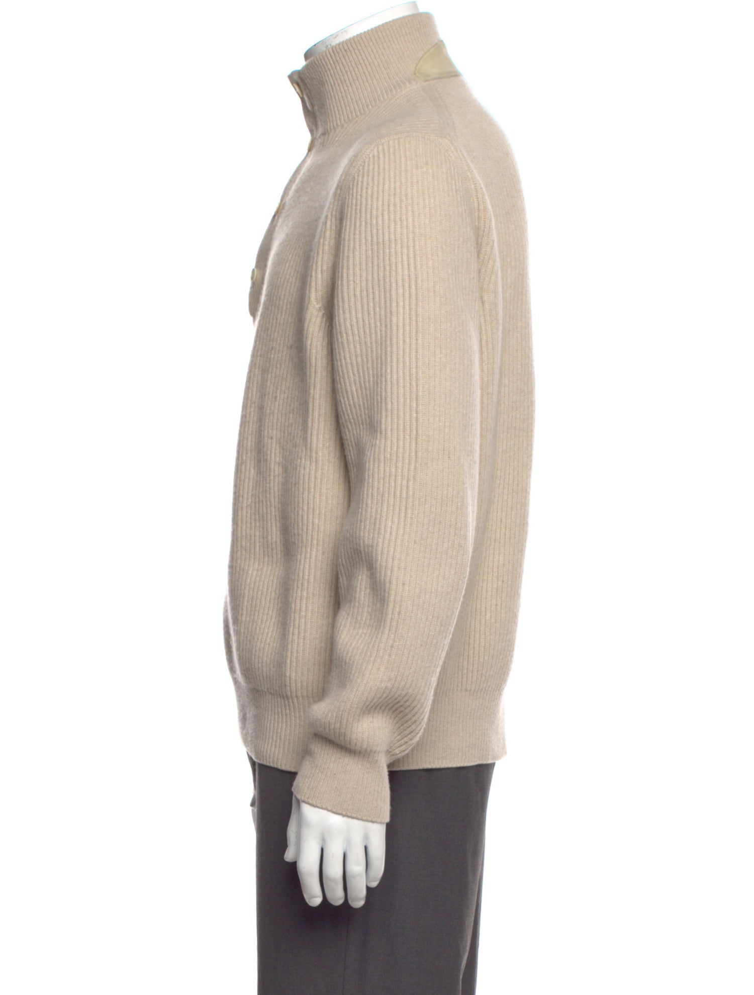 Loro Piana Baby Cashmere Mock Neck Pullover