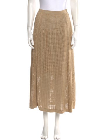 Pre-owned Loro Piana Midi Length Skirt In Neutral