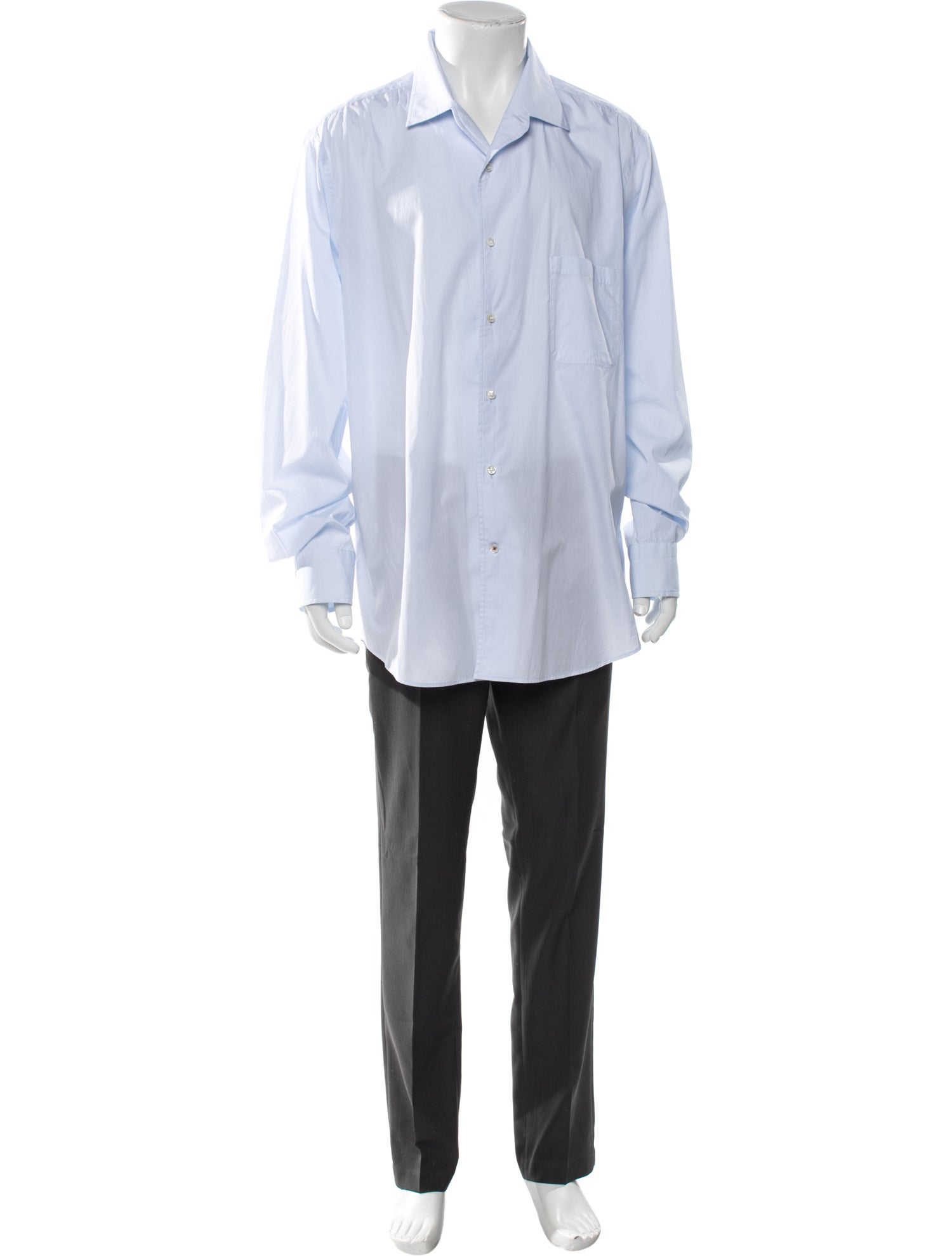 loro piana dress shirt Loro Piana Men's Elia Penny-Collar Stripe Cotton And Silk Dress Shirt, F7da White, Men's, 38, Shirts Tops Formal & Evening Dress Shirts
