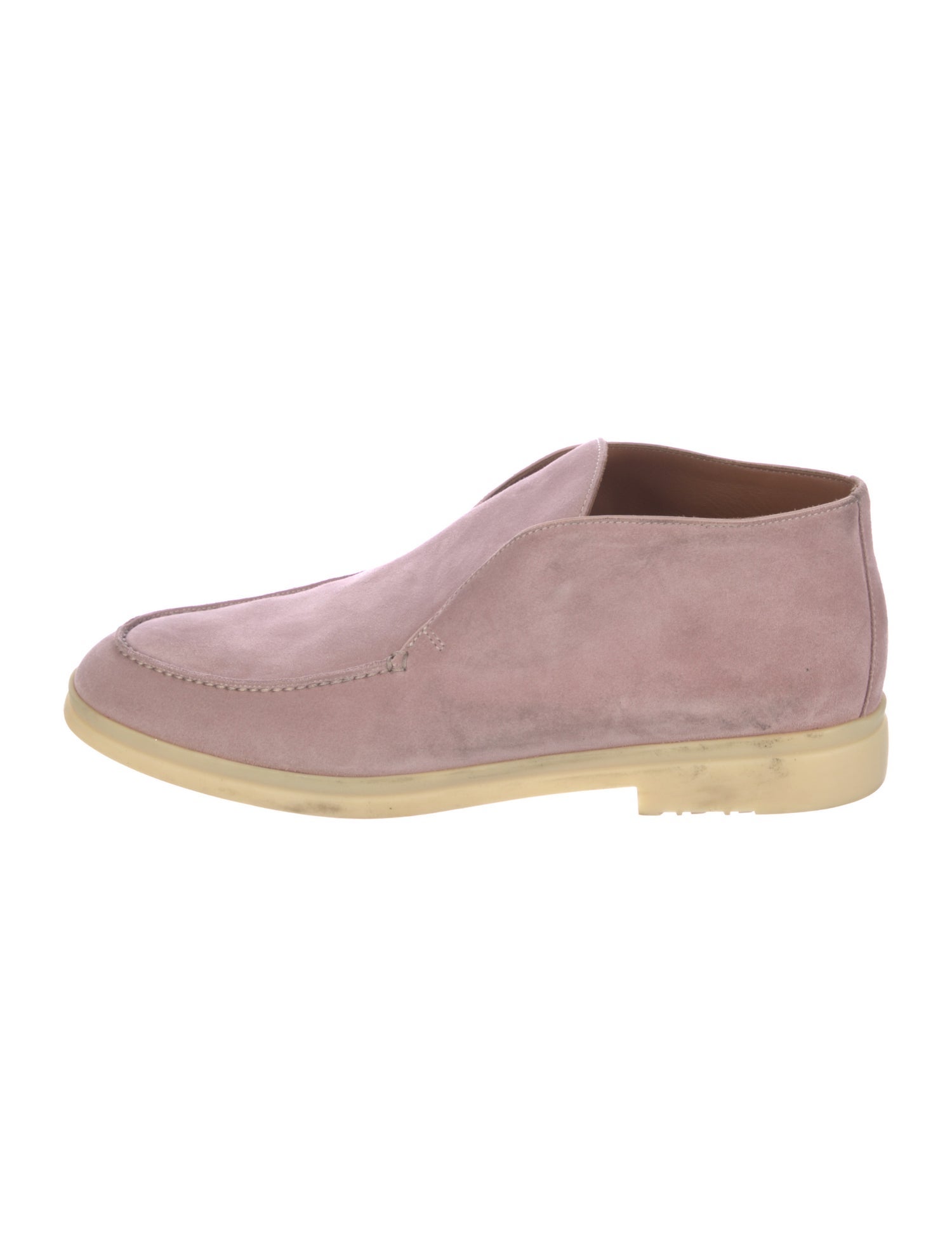 Loro Piana Open Walk Suede Lace-Up Boots