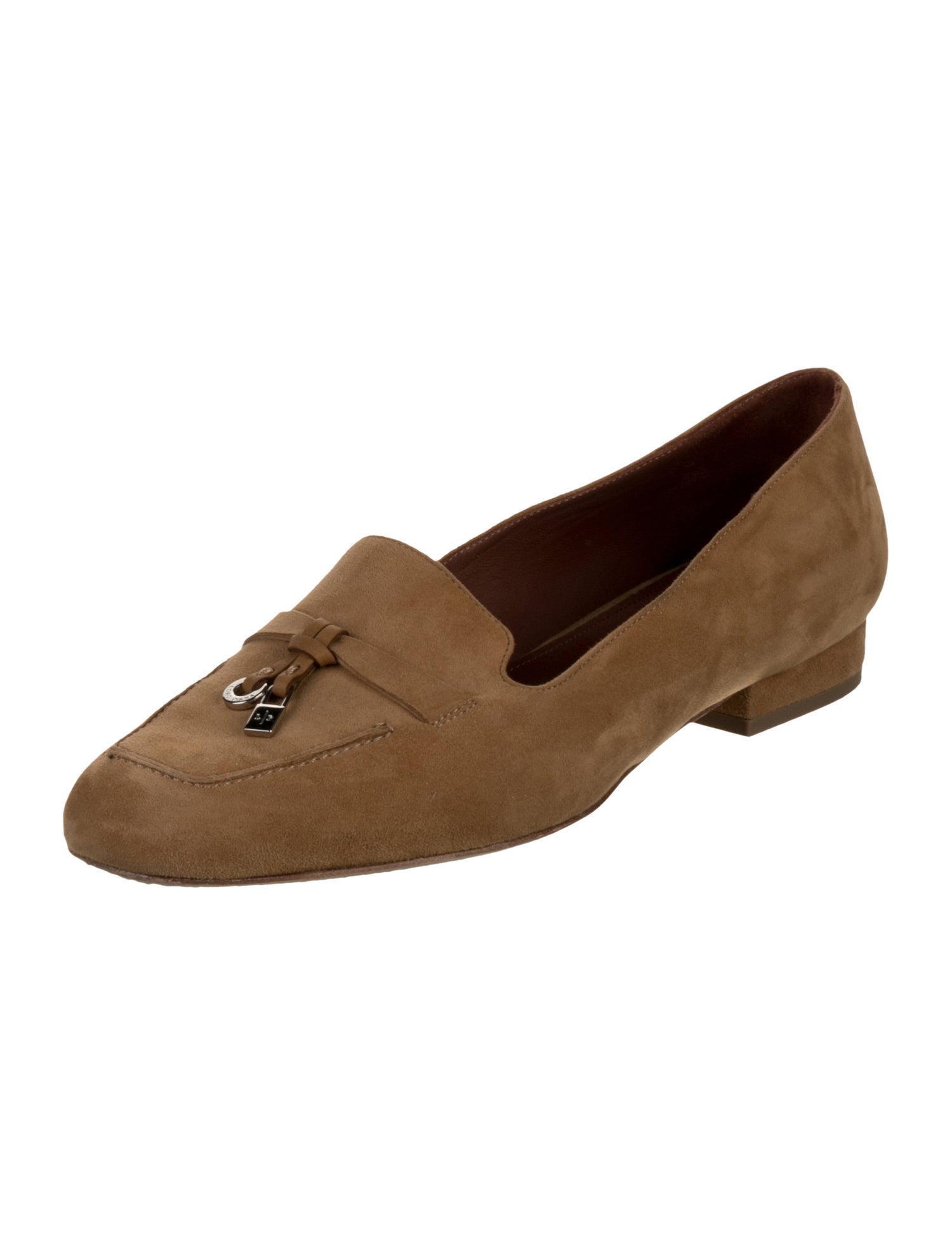 Loro Piana Summer Charms Walk Suede Loafers
