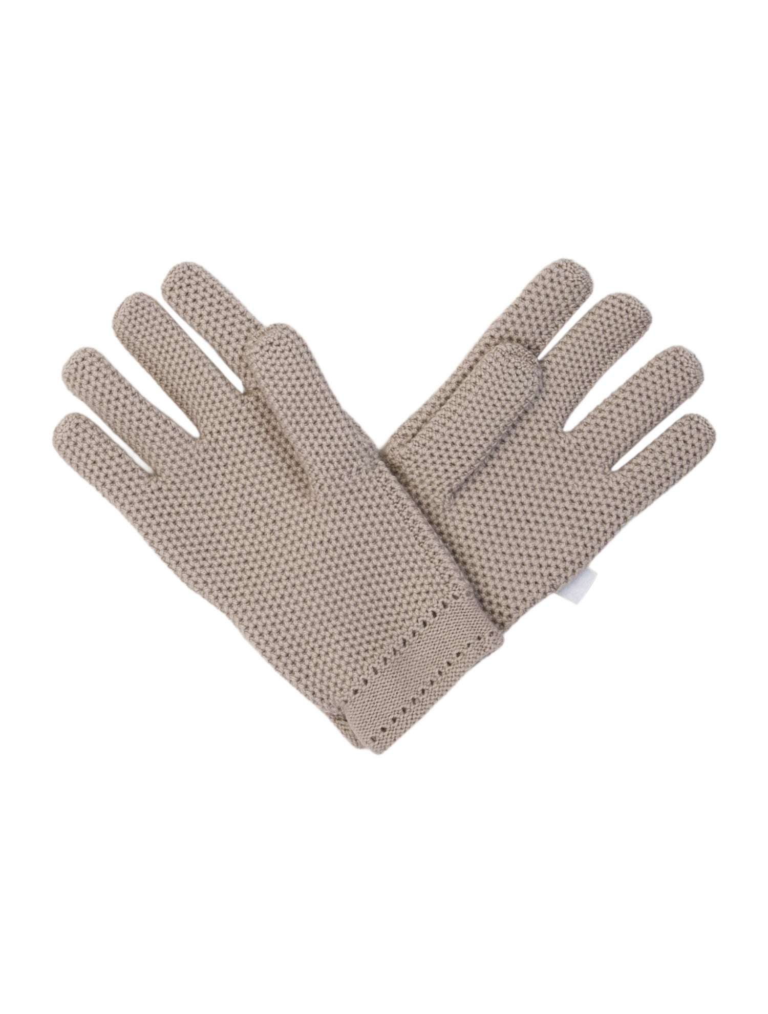 Loro Piana Cashmere grey knit gloves w/Tags