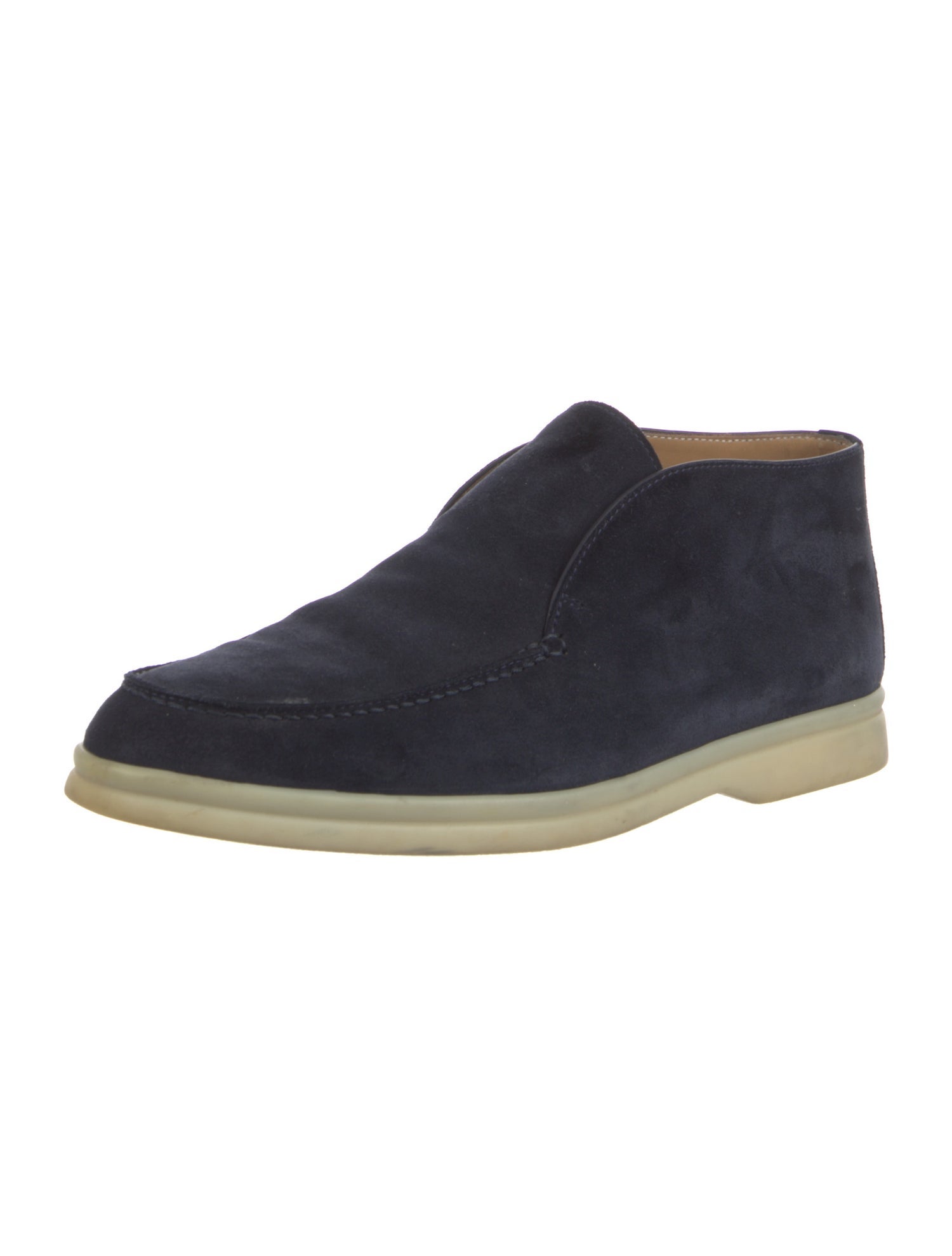 Loro Piana Open Walk Suede Loafers