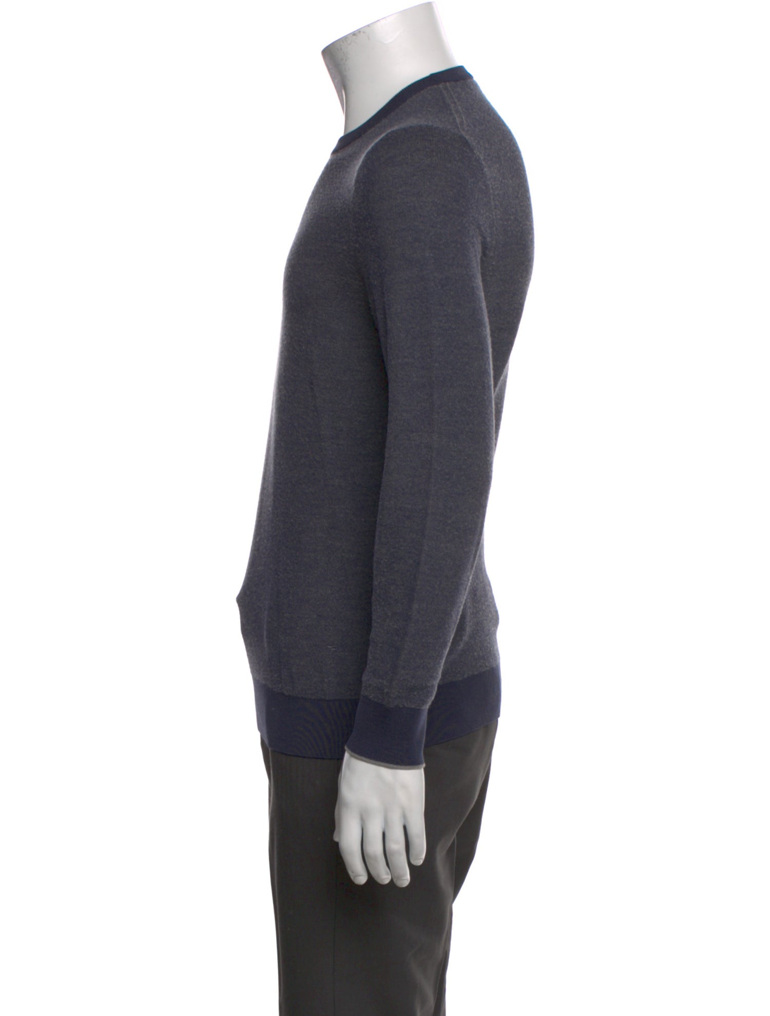 Loro Piana Virgin Wool Crew Neck Pullover