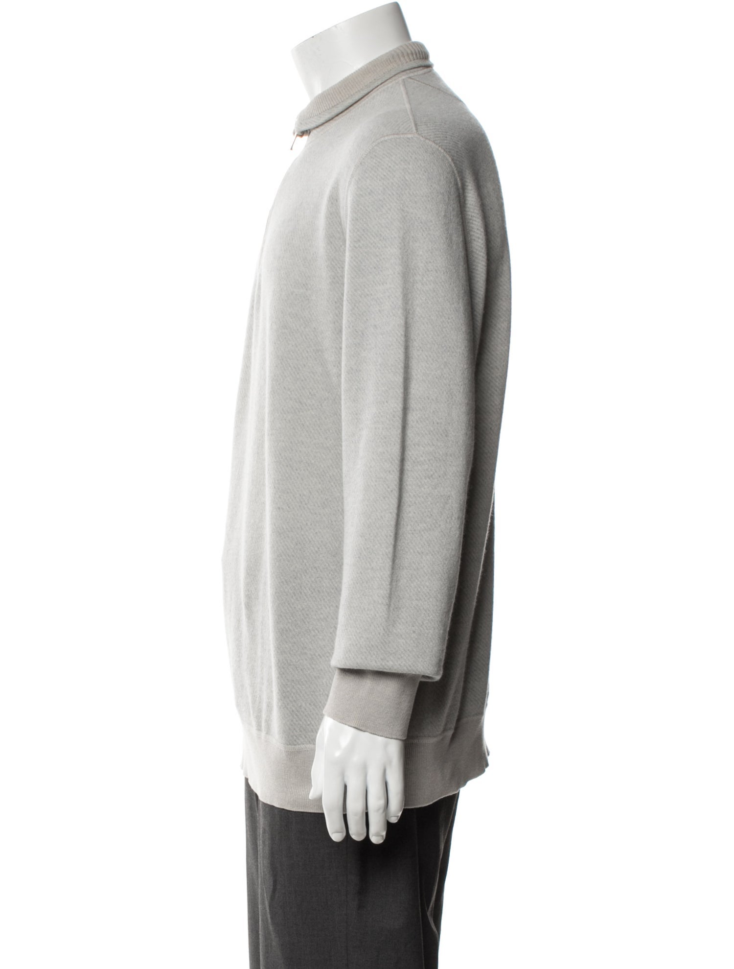 Loro Piana Roadster Pull Mock Neck Pullover
