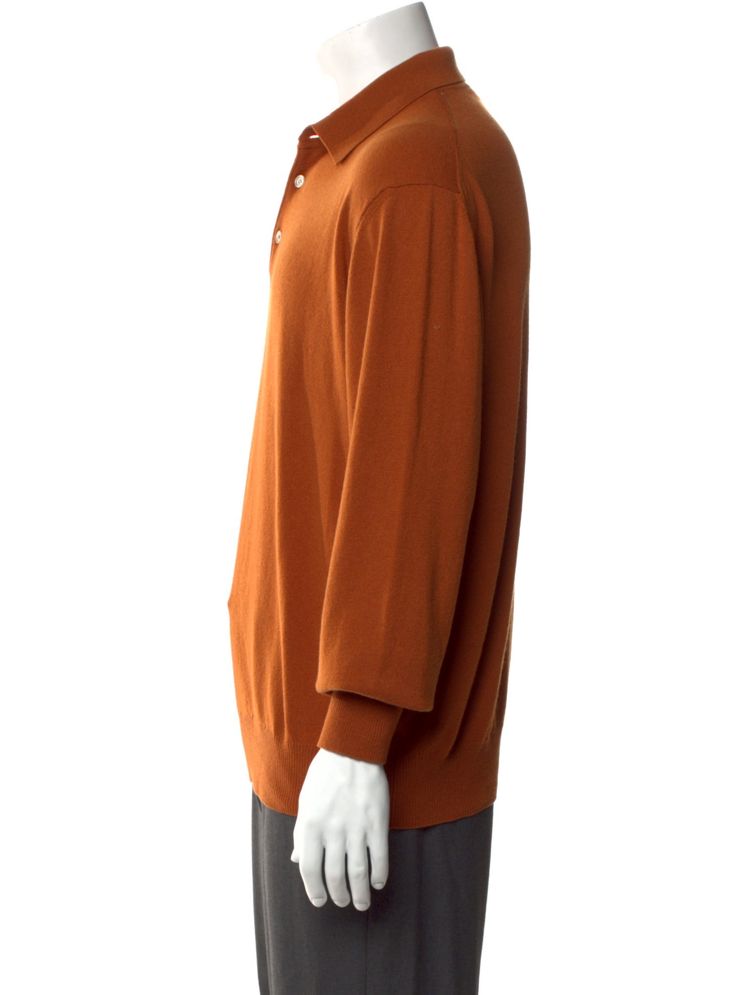 Loro Piana Cashmere Collar Polo Sweater