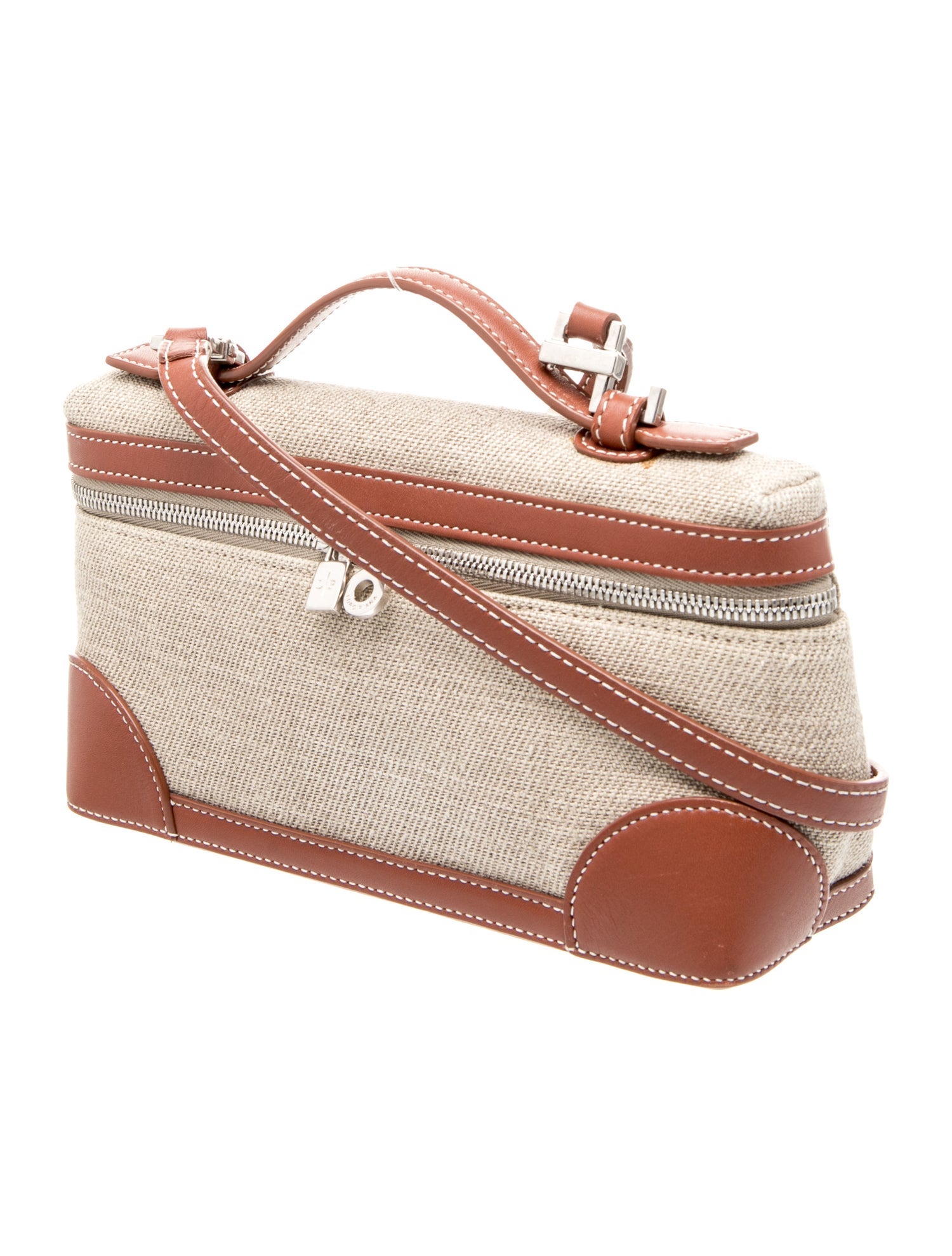Loro Piana Canvas Extra Pocket L19 - Neutrals Mini Bags, Handbags