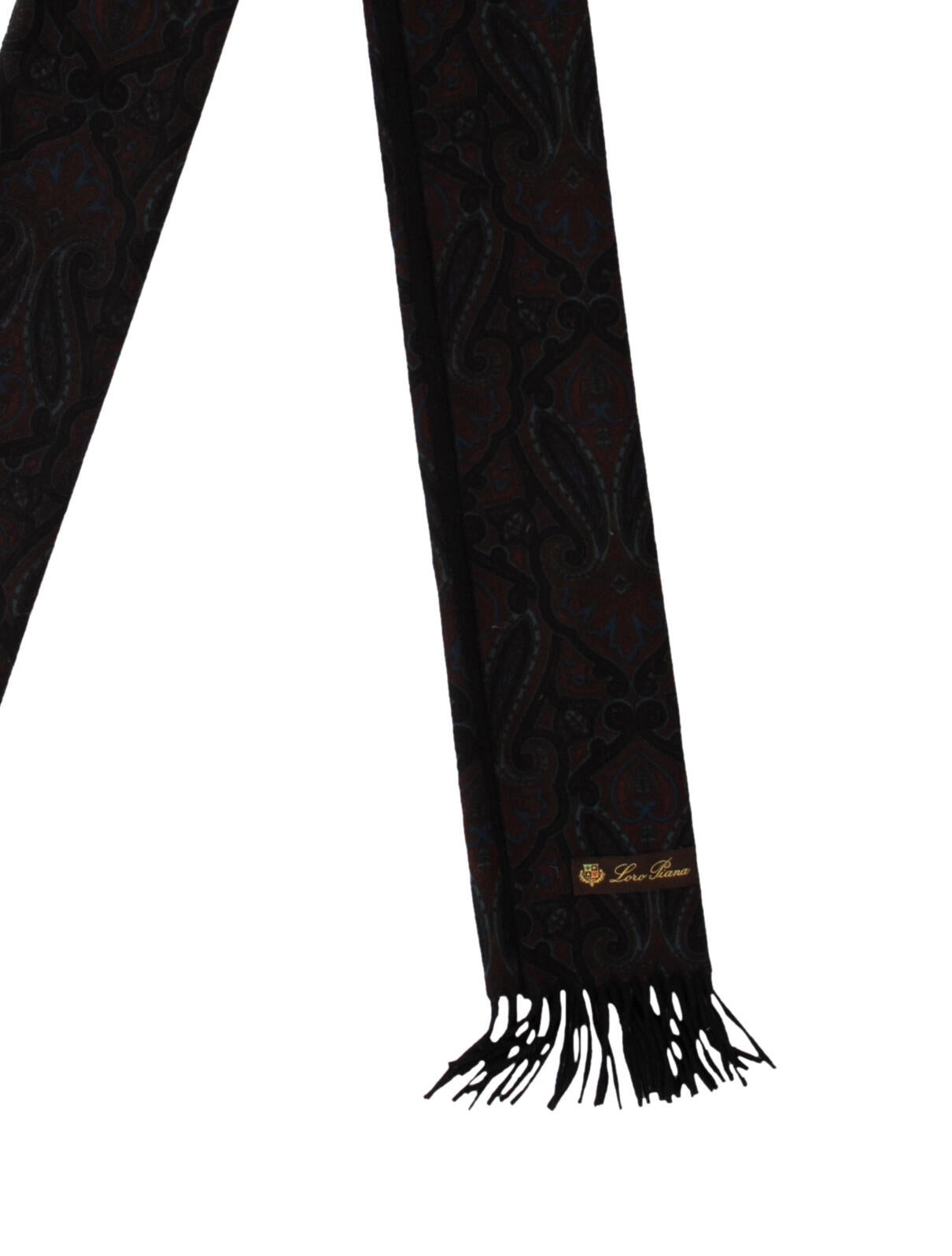 Chanel Camellia Velvet Scarf - Blue Scarves and Shawls