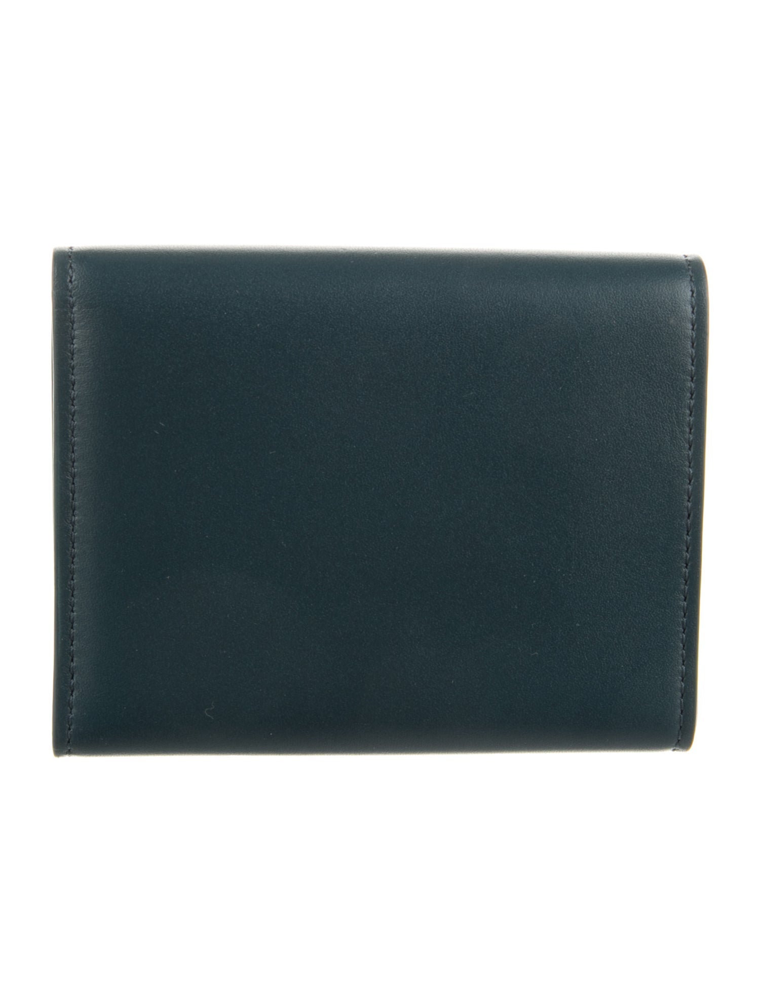Loro Piana Leather Colorblock Pattern Wallet w/ Tags