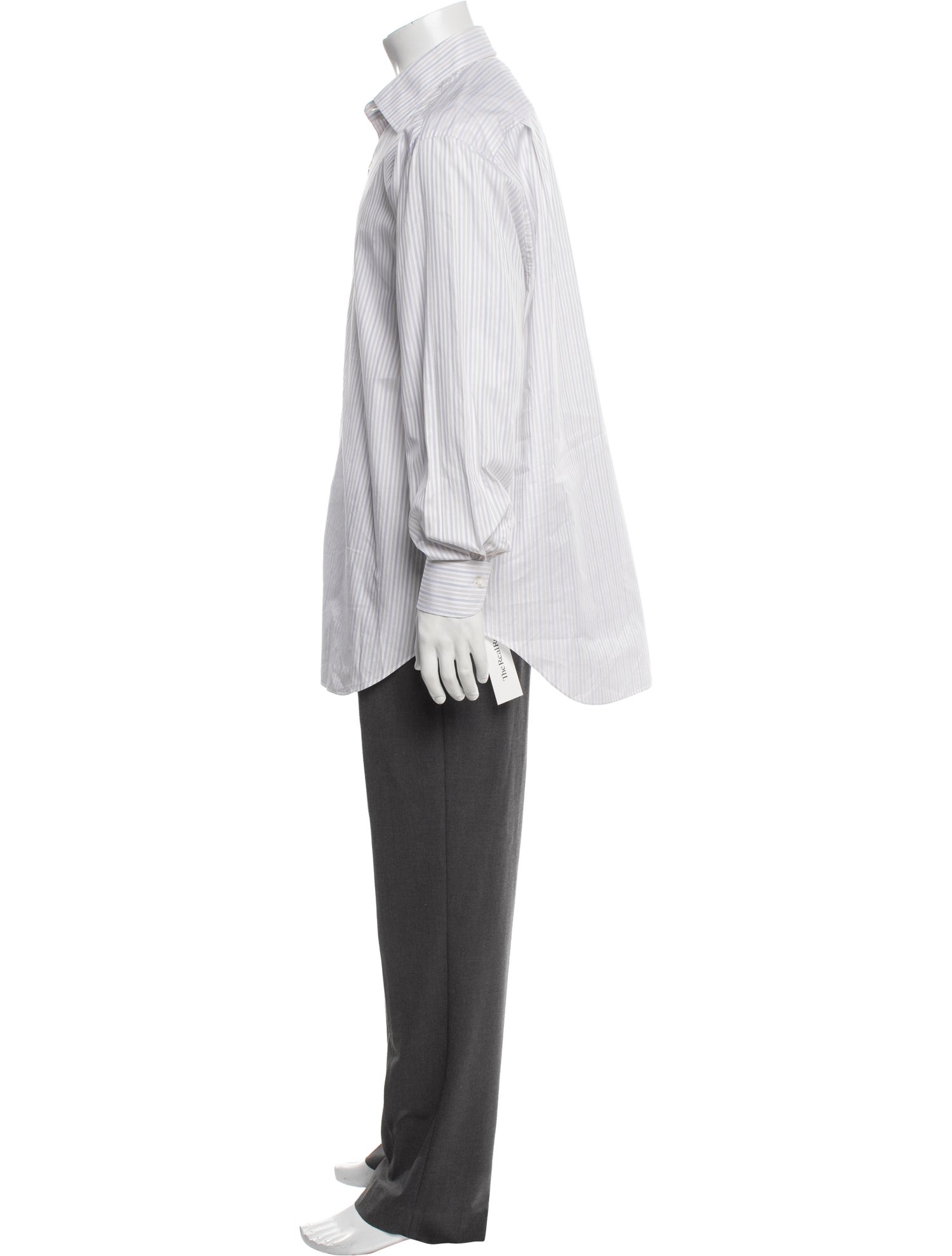 Loro Piana Striped Long Sleeve Dress Shirt