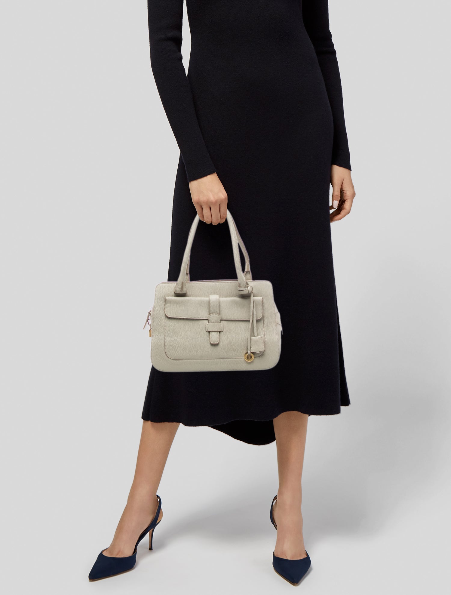 Loro Piana Leather Extra Pocket Pouch L19 - Neutrals Crossbody