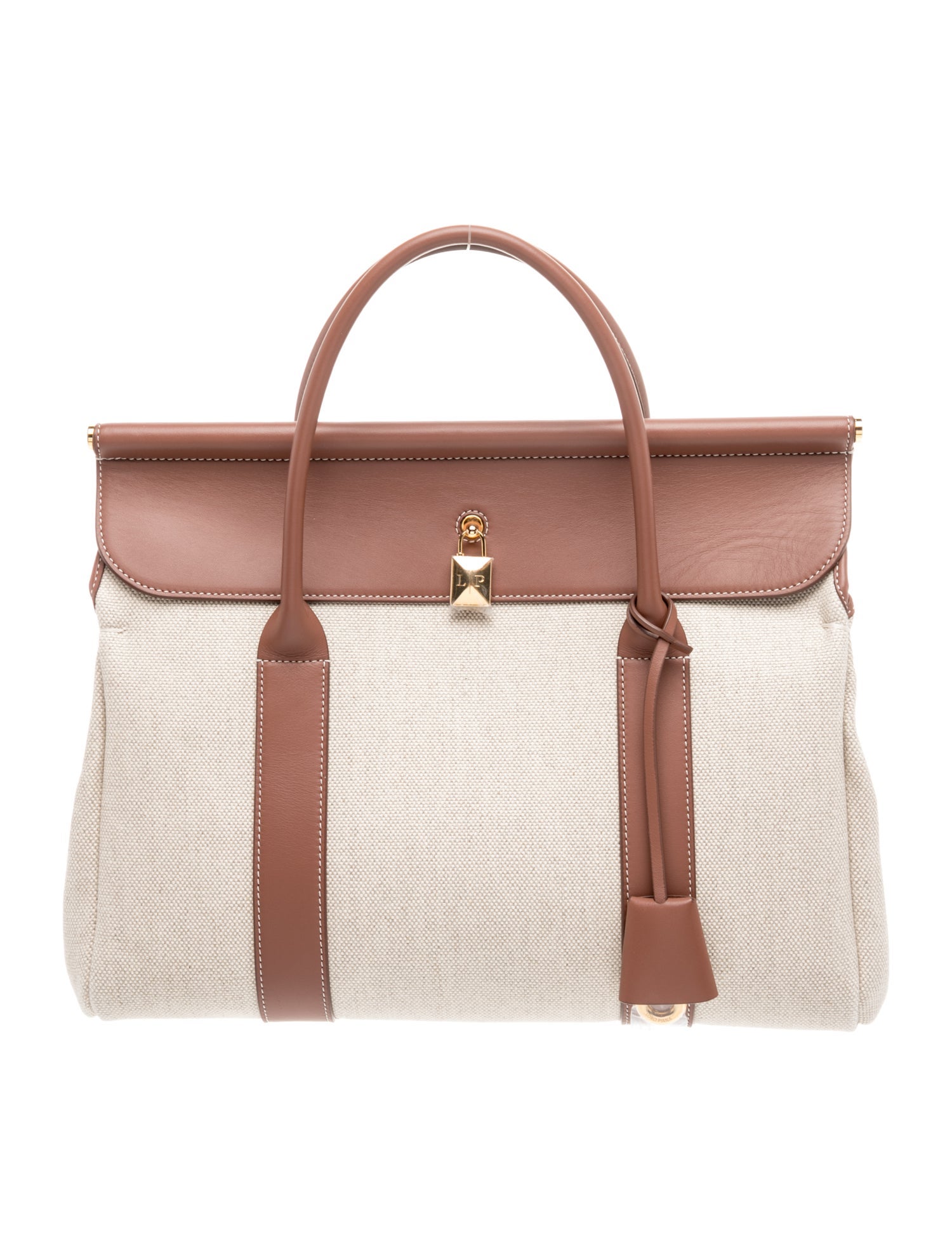 Loro Piana Canvas L32 Loom Bag - Neutrals Handle Bags, Handbags
