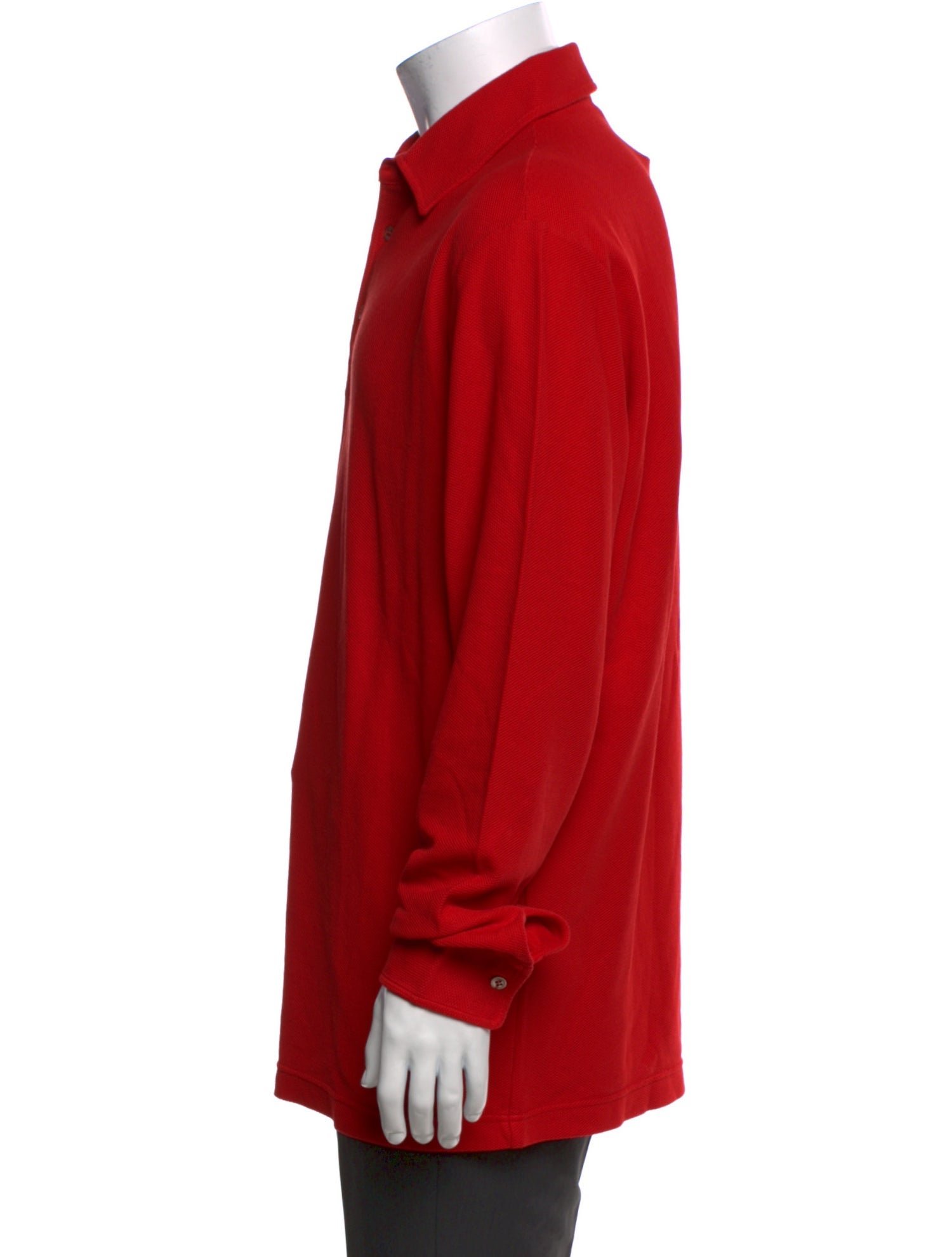 Loro Piana Collar Long Sleeve Polo Shirt