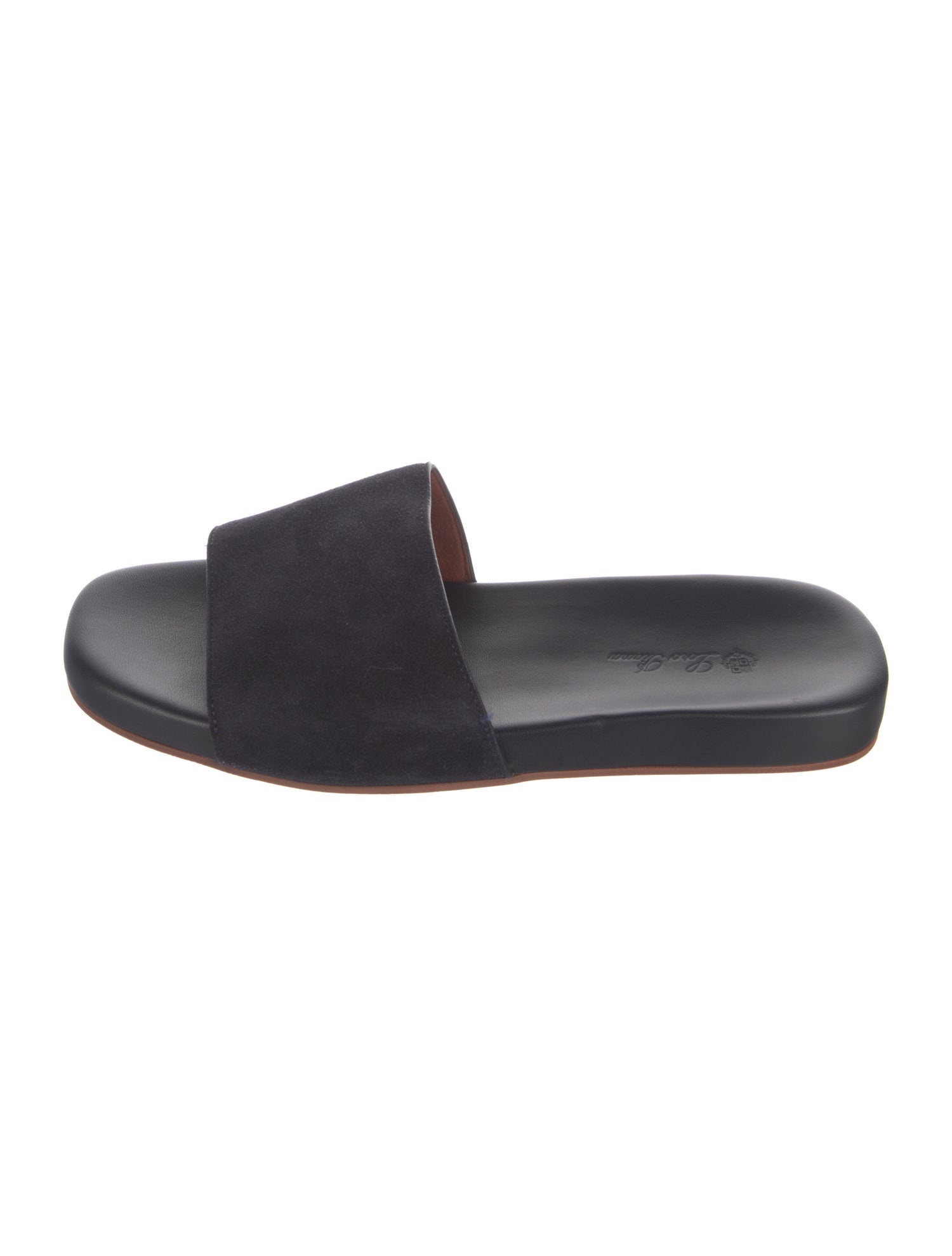 Loro Piana Sea Slide Suede Slides
