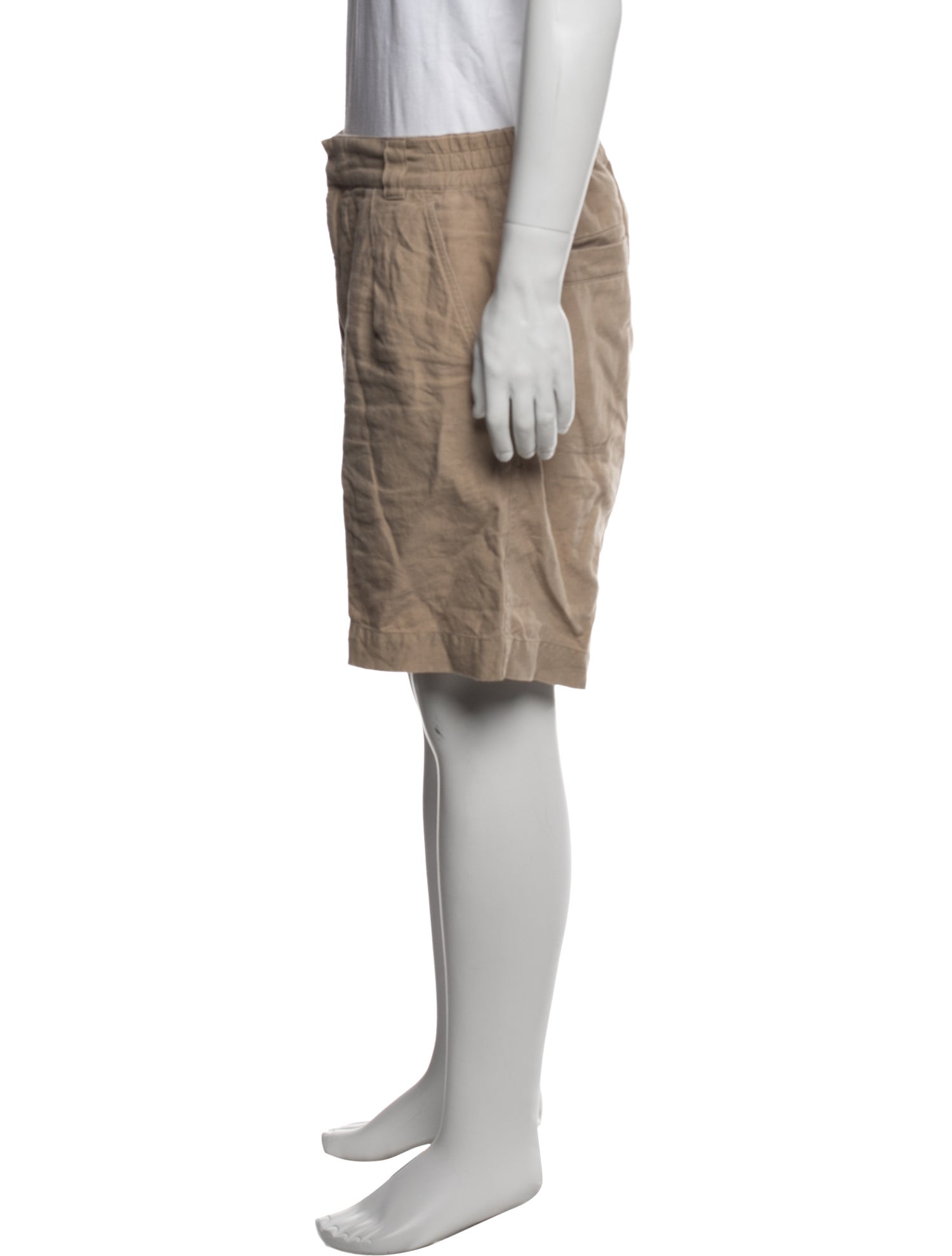 Loro Piana Reinga Flat Front Shorts