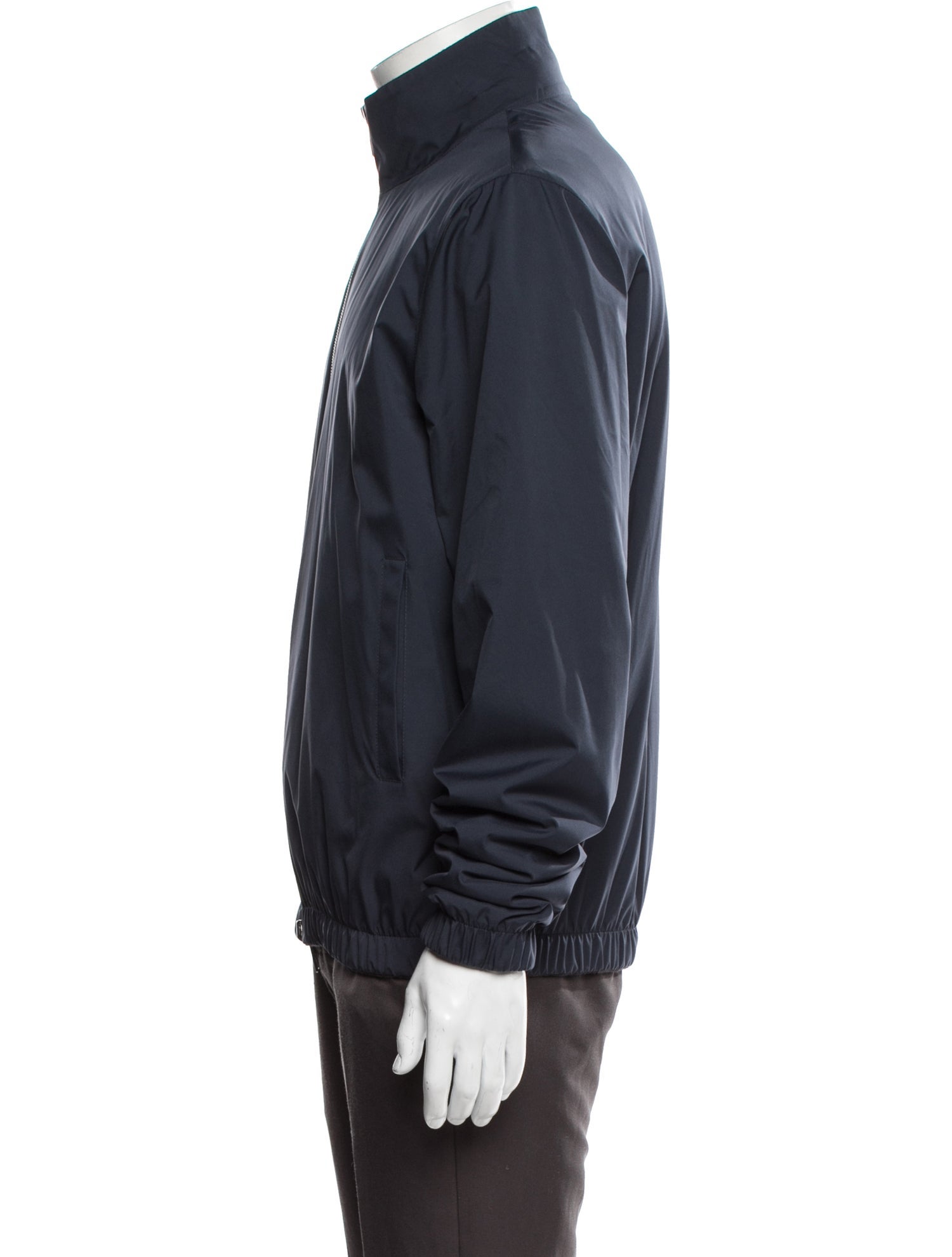 Loro Piana Windjersey Green Storm System Virgin Wool Jacket