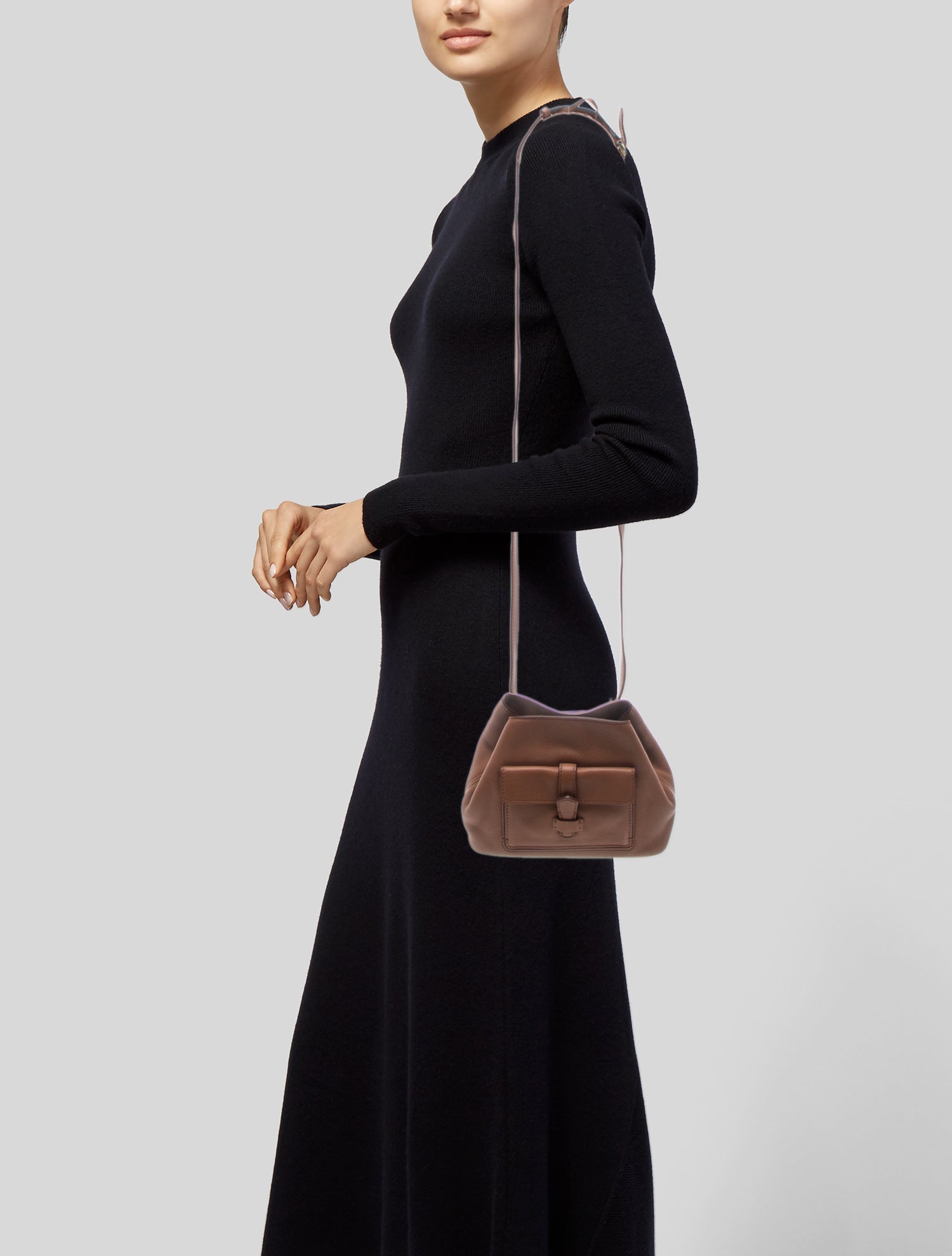 Chanel 2022 Small Pearl Crush Case - Black Crossbody Bags