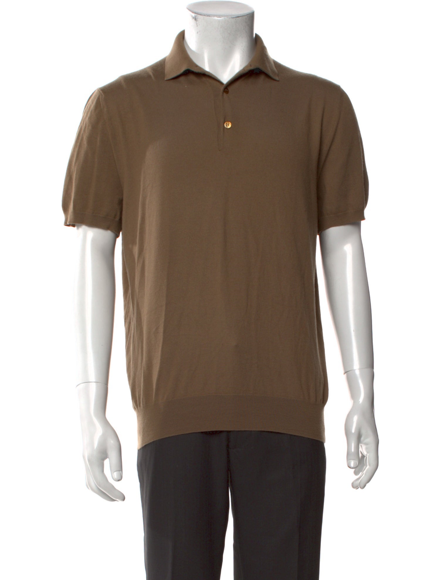 Loro Piana 'The Gift of Kings' Collar Polo Shirt
