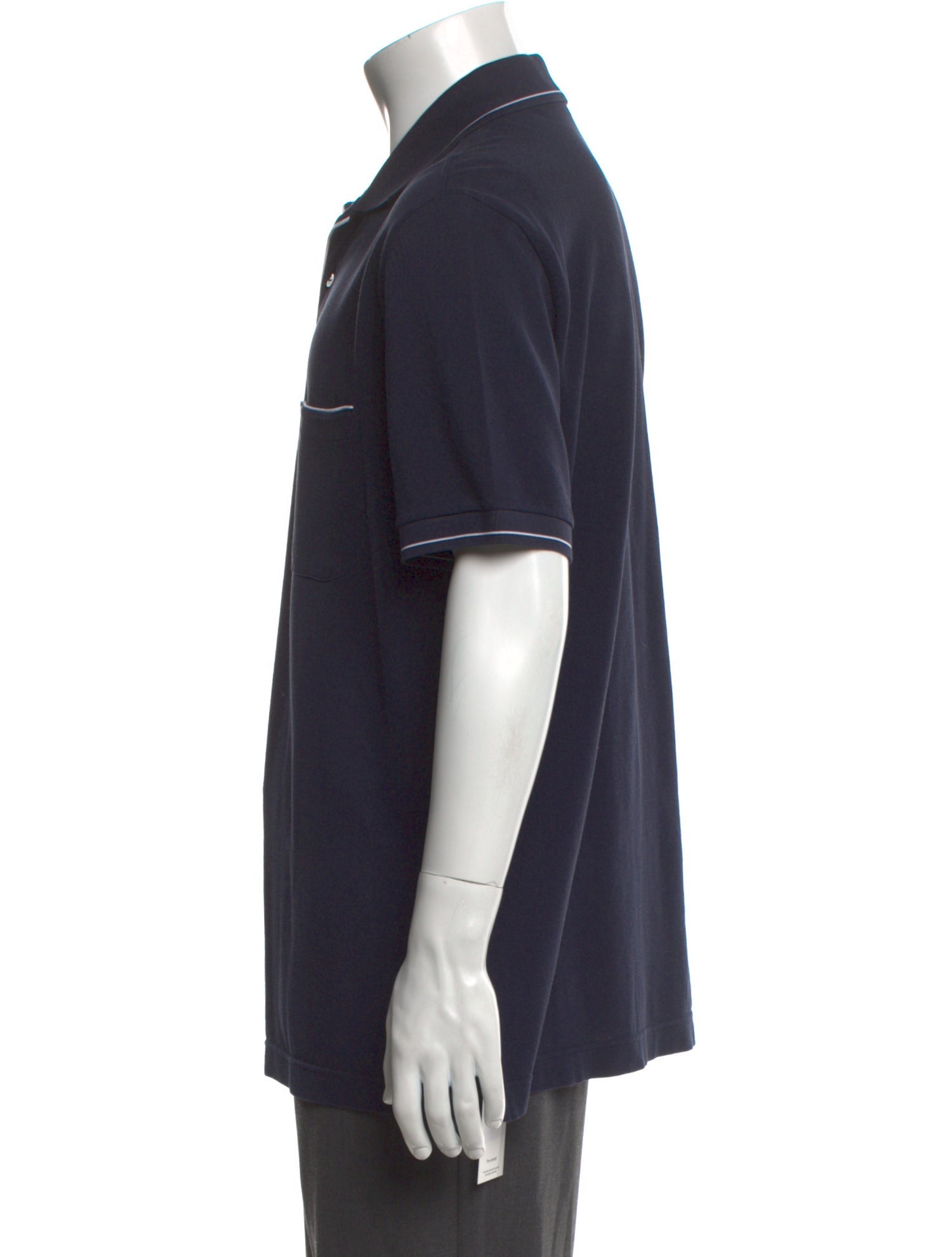 Loro Piana Collar Short Sleeve Polo Shirt