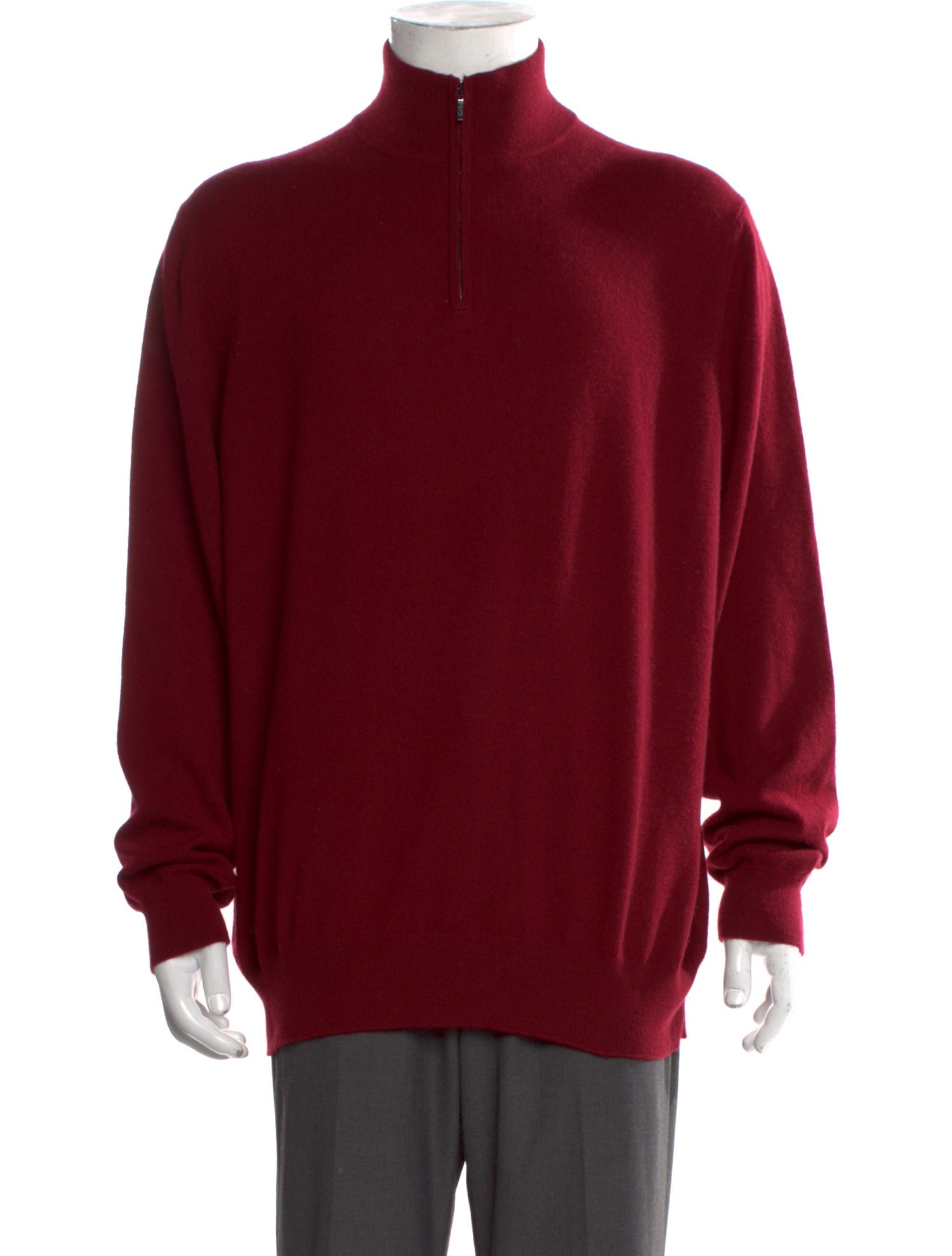 Loro Piana Baby Cashmere Mock Neck Pullover