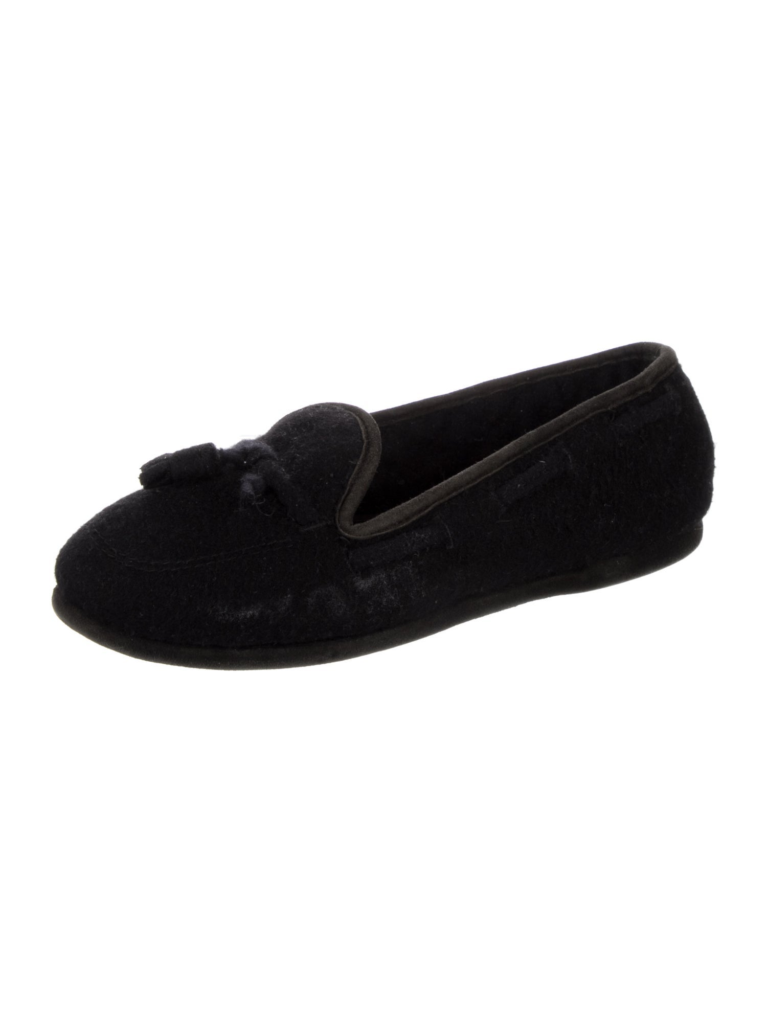 Loro Piana Cashmere Tassel Accents Loafers