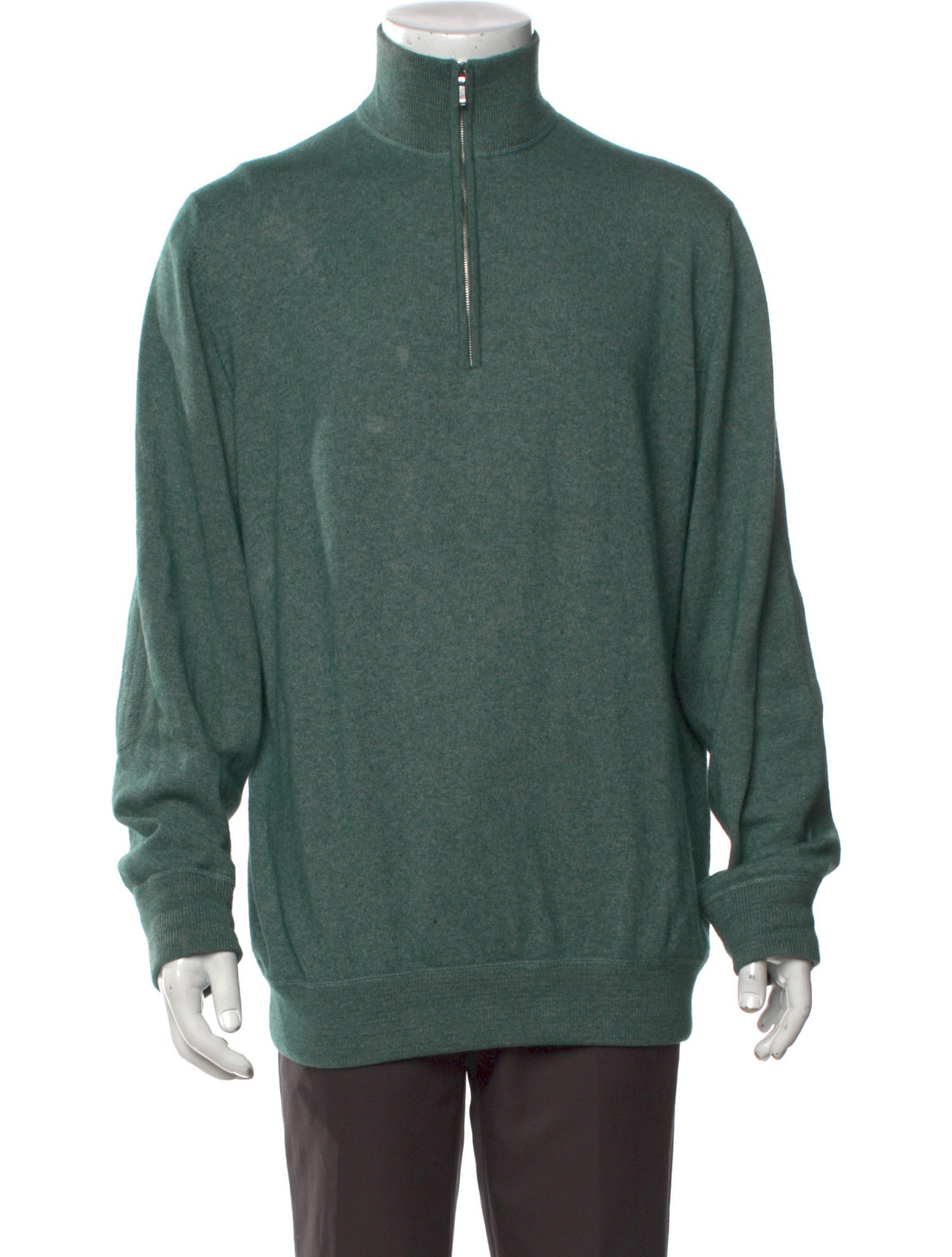 Loro Piana Silk Mock Neck Pullover