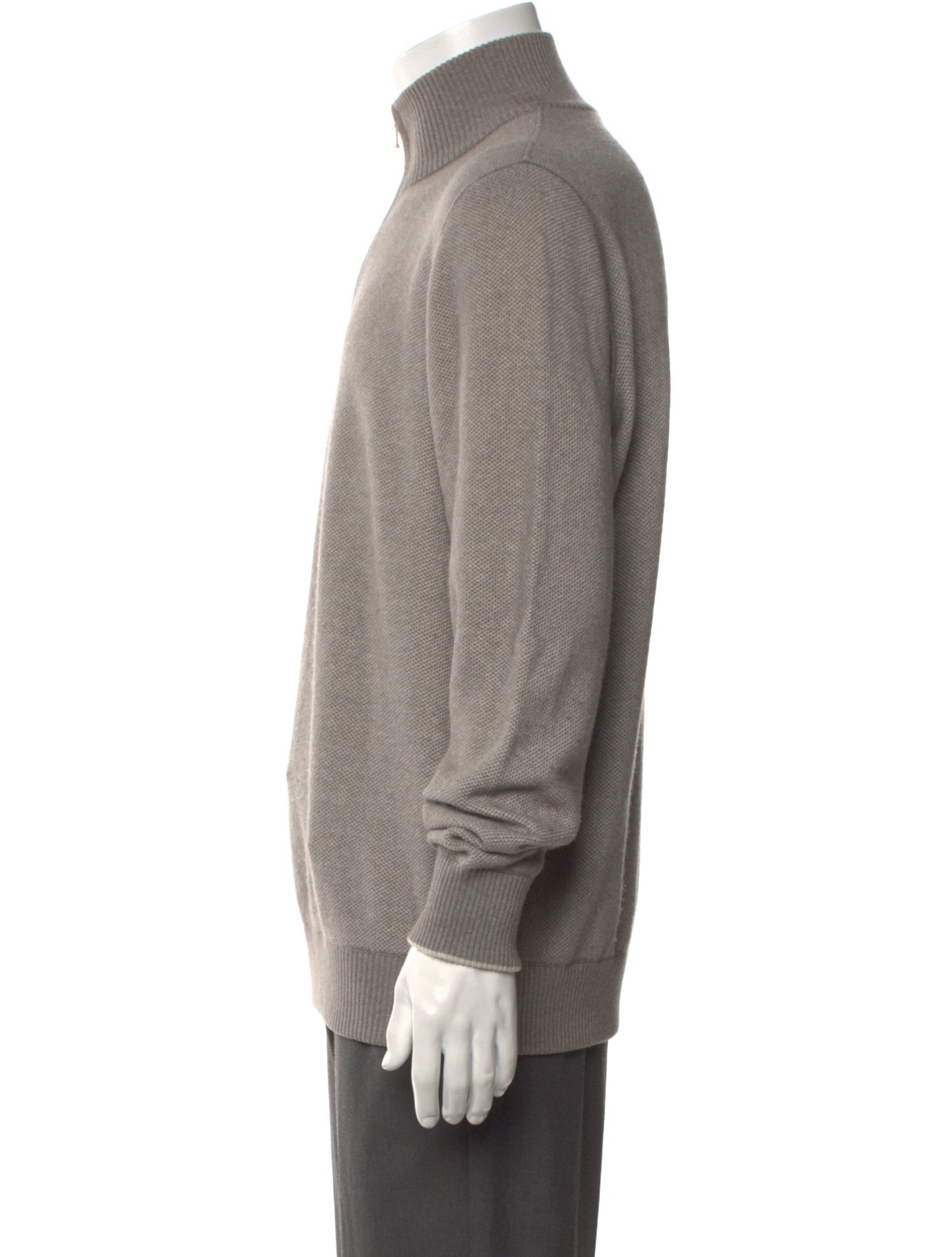 Loro Piana Silk Mock Neck Pullover