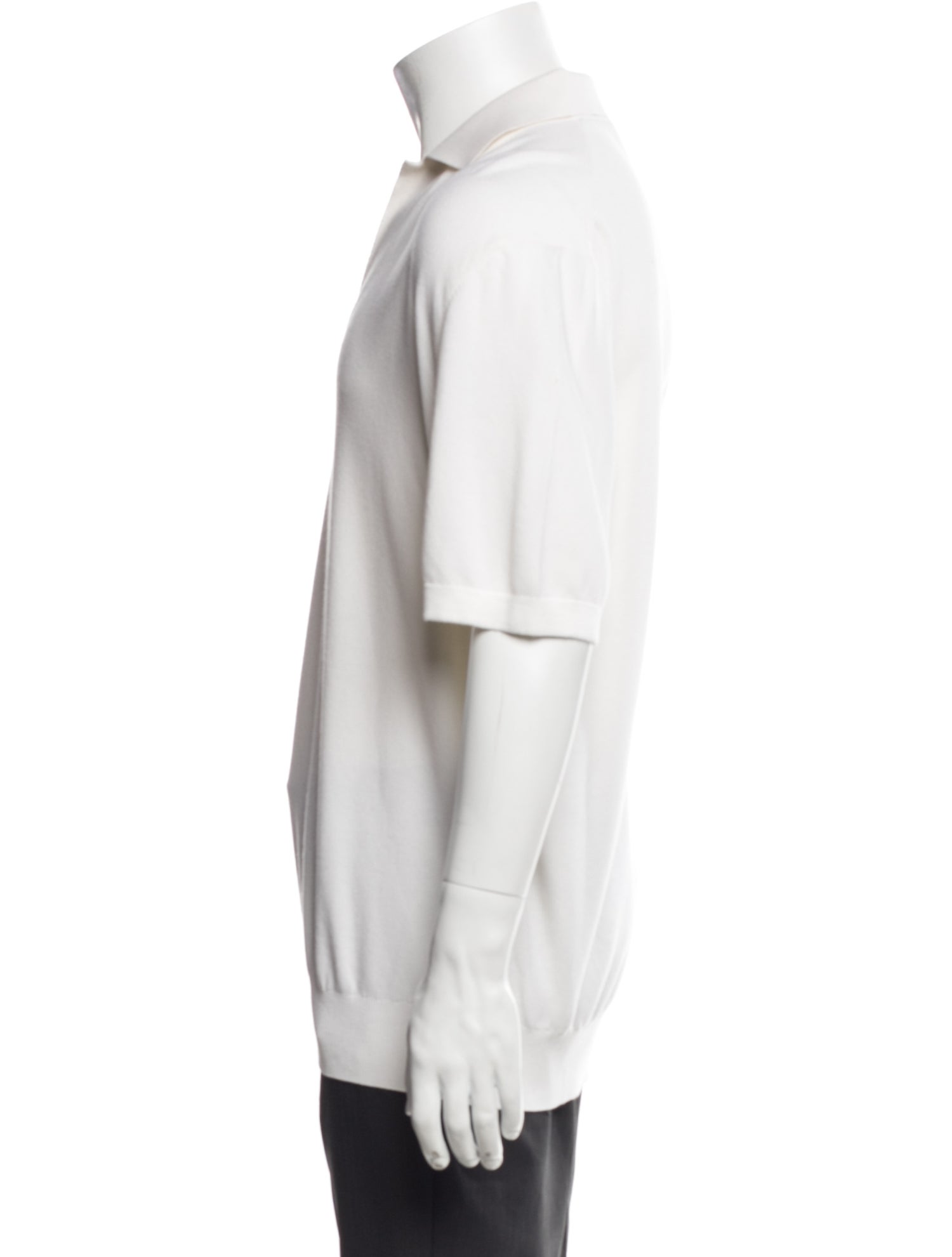 Loro Piana Collar Short Sleeve Polo Sweater w/ Tags