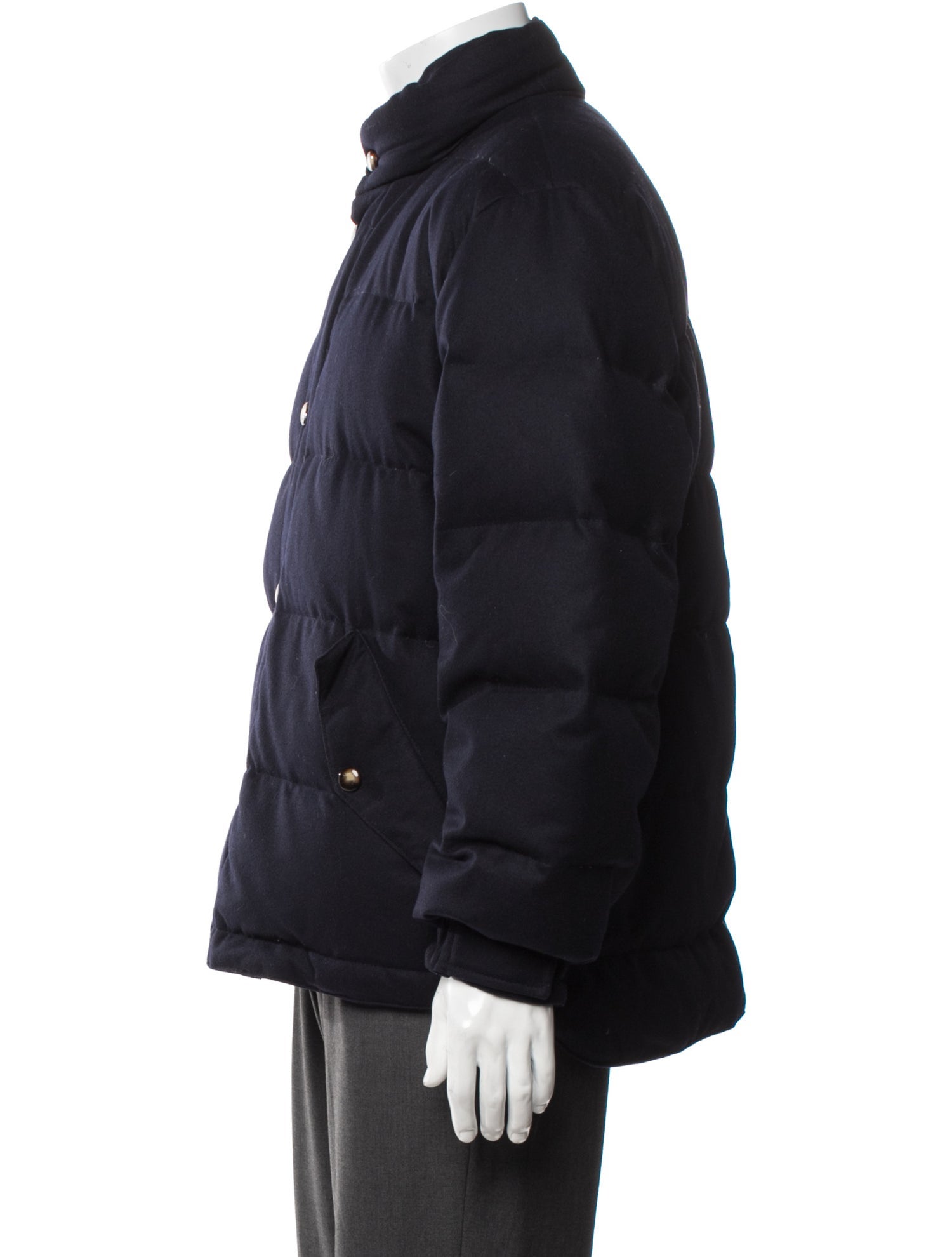 Loro Piana Storm System Wool Puffer Coat