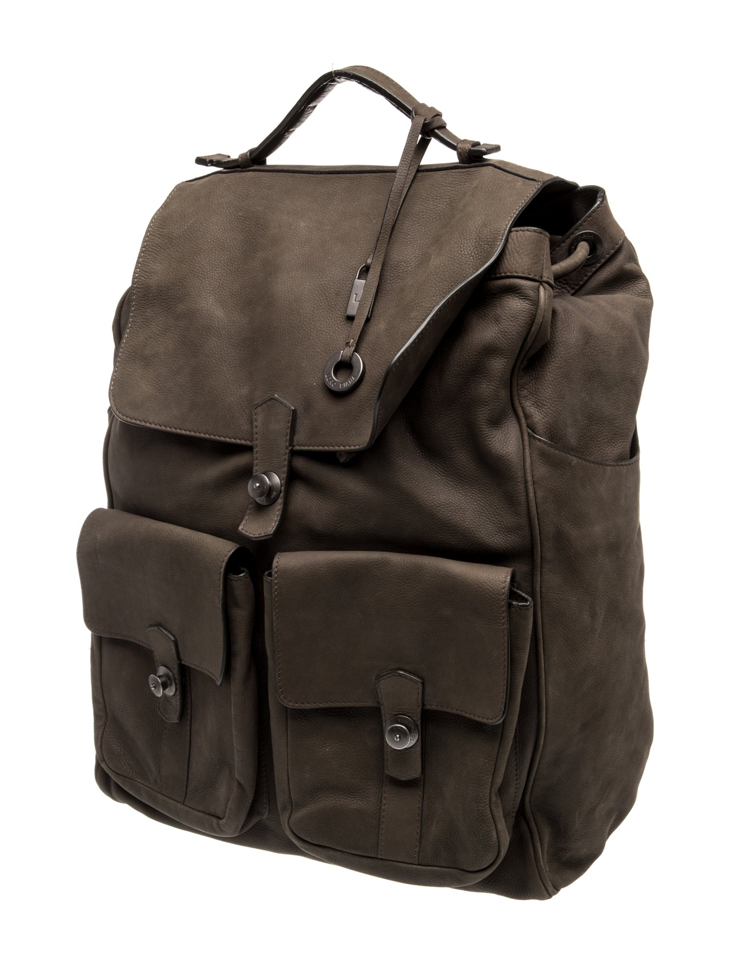 Loro Piana Leather Backpack