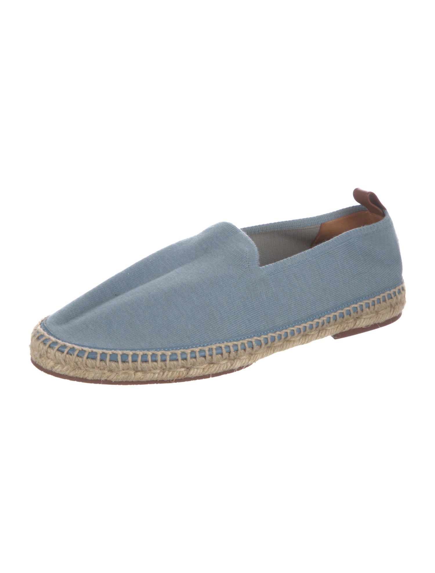 Loro Piana Seaside Walk Leather Trim Embellishment Espadrilles