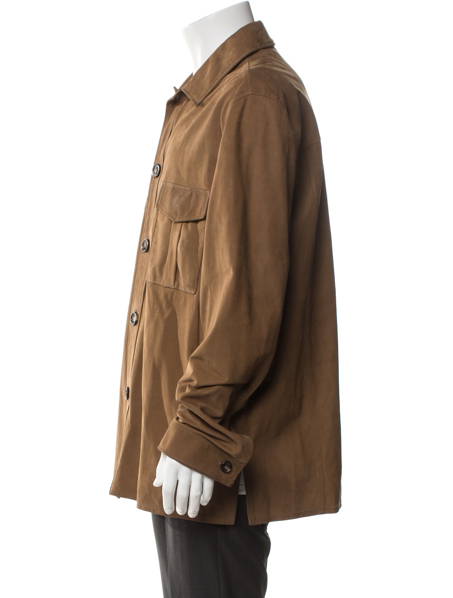 Loro Piana Safari Calfskin Utility Jacket