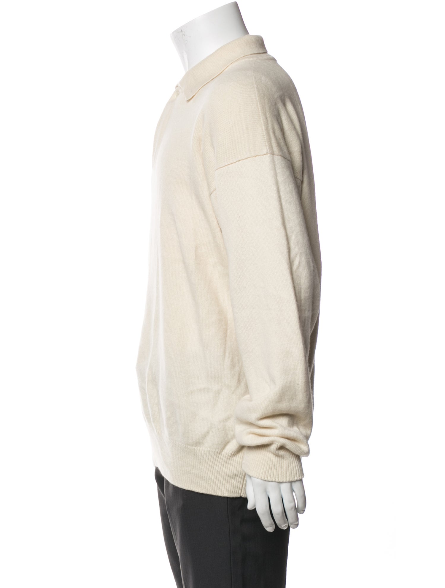 Loro Piana Cashmere Collar Polo Sweater