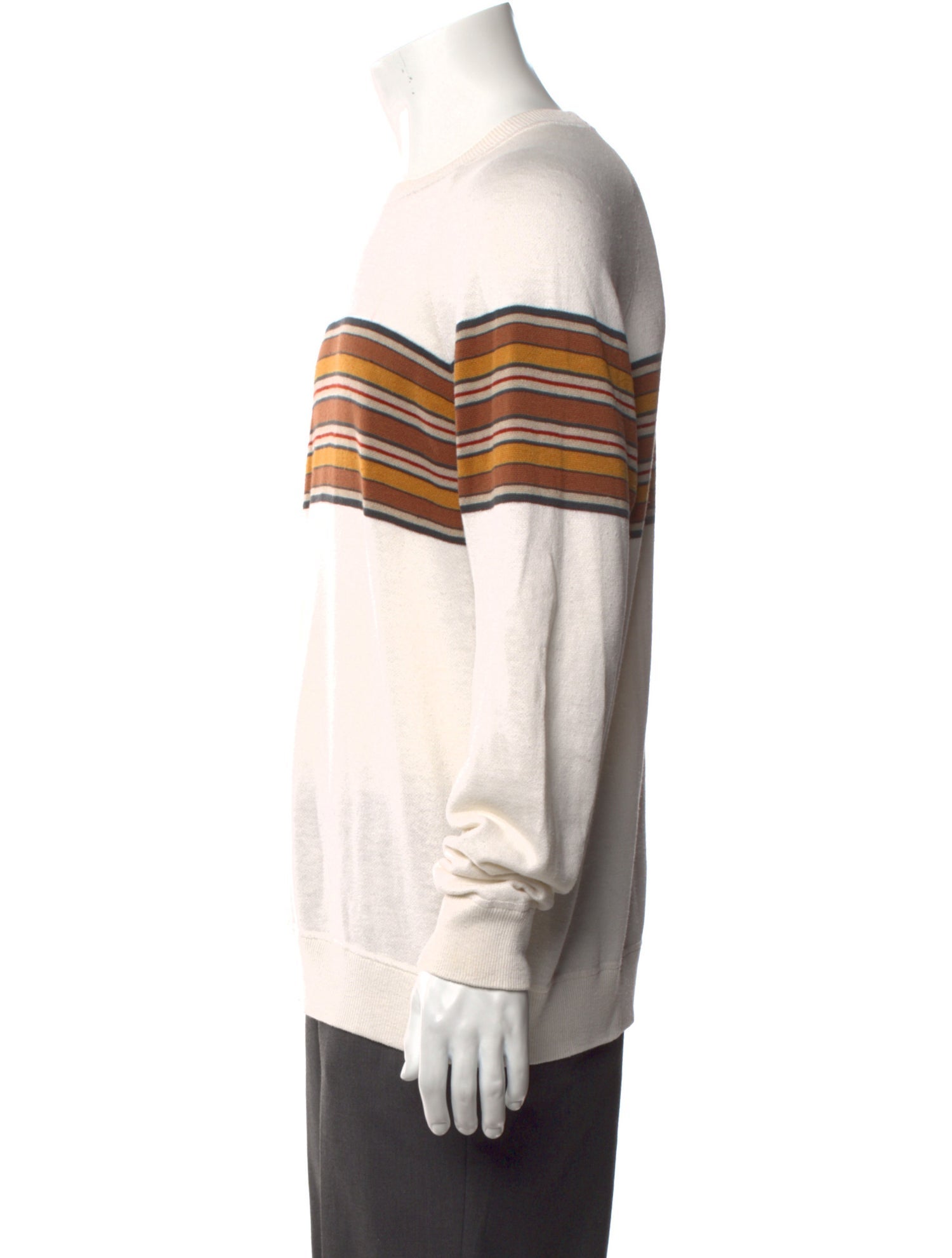 Loro Piana Silk Striped Pullover