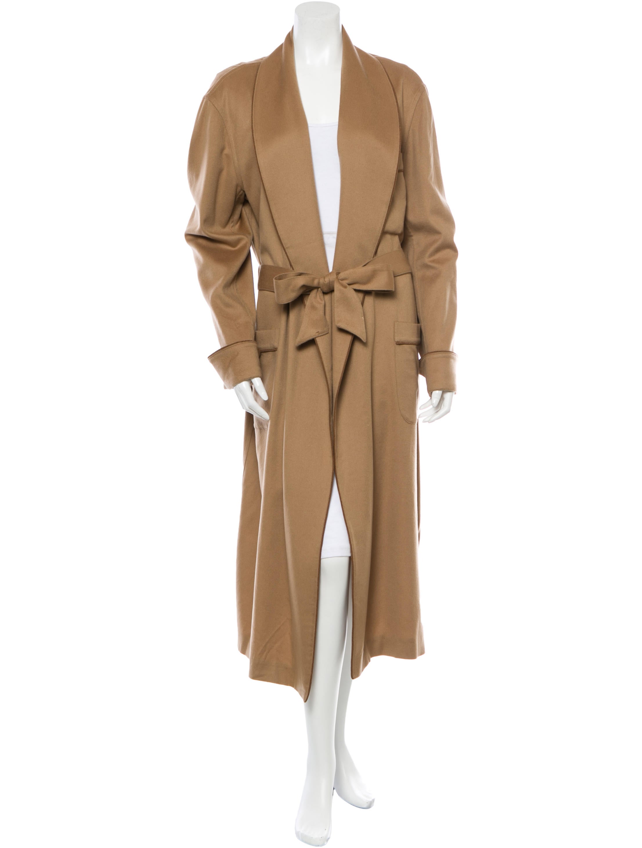 Loro Piana Cashmere Shawl Collar Robe Coat Clothing LOR26475 The