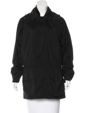 Loro Piana Leather-Accented Parka Jacket
