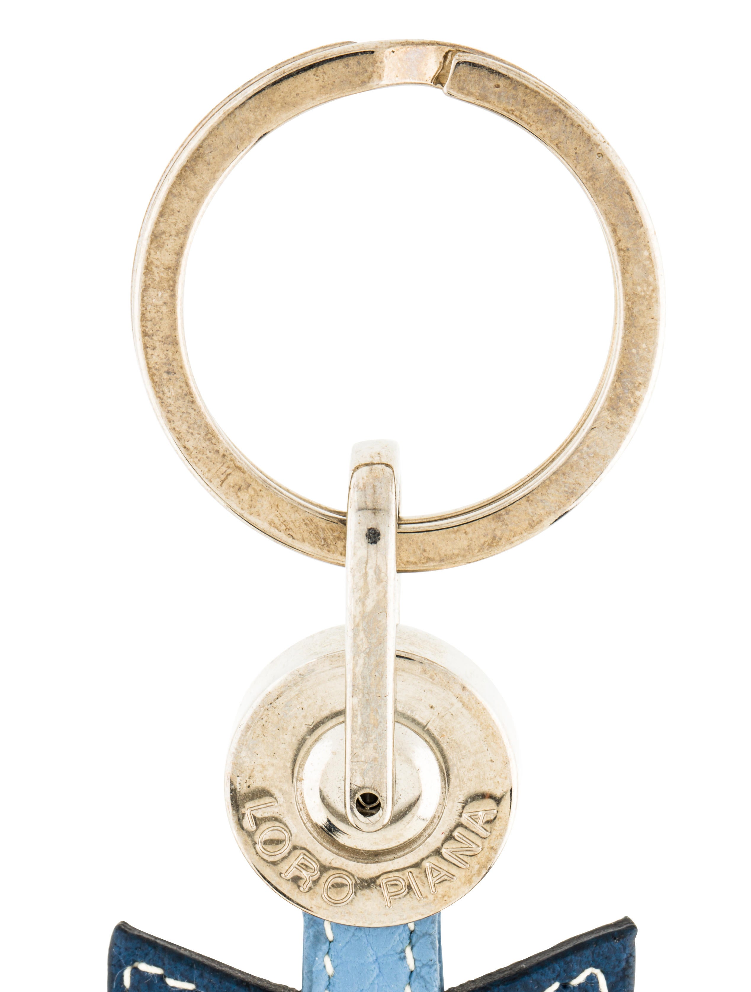 【貴重】 新品 Loro Piana ロロピアーナ チャーム キーリング 飛行機 Loro Piana Leather Airplane Keychain w/ Tags - Red Keychains