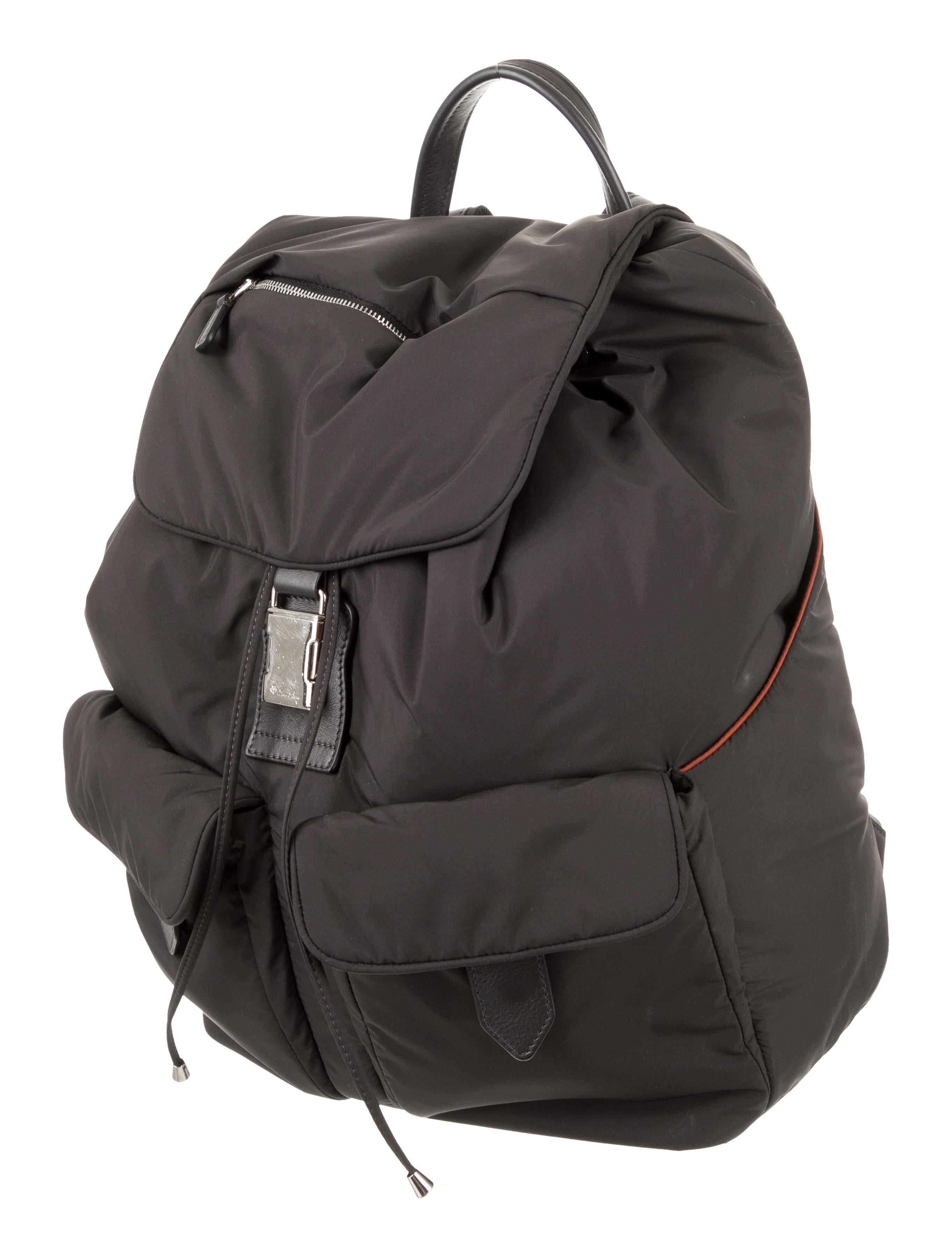 Loro Piana Voyager Nylon Backpack - Black Backpacks, Bags