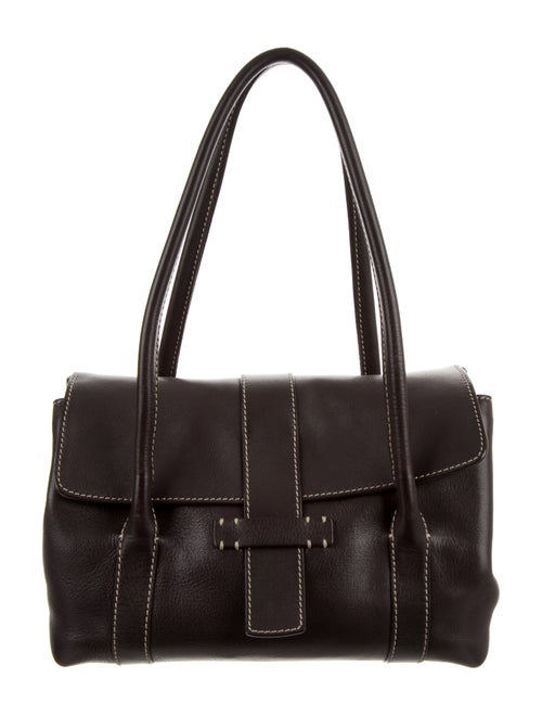 Loro Piana Leather Dandy Bag gold