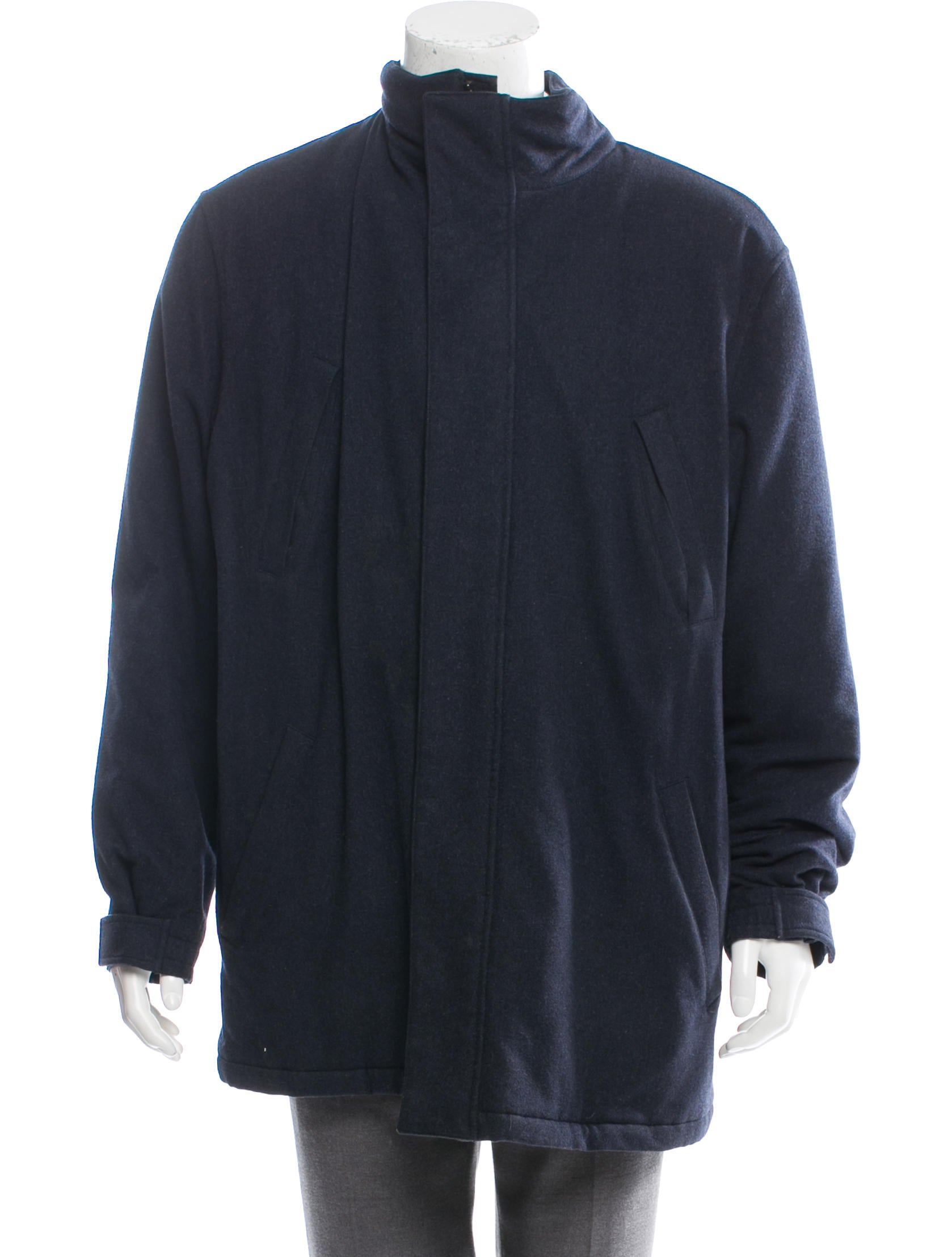 Loro Piana Cashmere Stand Collar Jacket