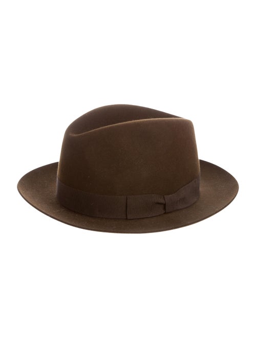 Loro Piana Cashfelt Fedora Hat brown
