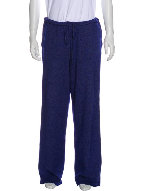 Loro Piana Silk Lounge Bottoms Blue