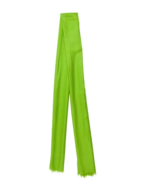 Loro Piana Knit Scarf Green