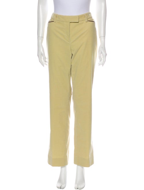 Loro Piana Wide Leg Pants Yellow