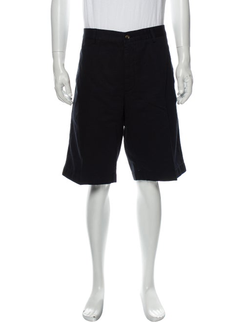 Loro Piana Flat Front Shorts Blue