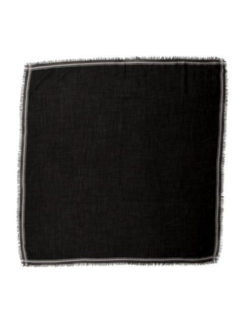 Loro Piana Cashmere-Silk Blend Scarf Black