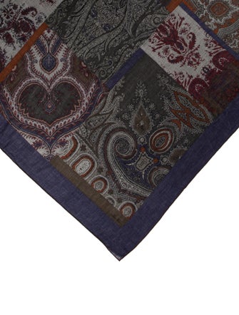 Loro Piana Cashmere Paisley Scarf