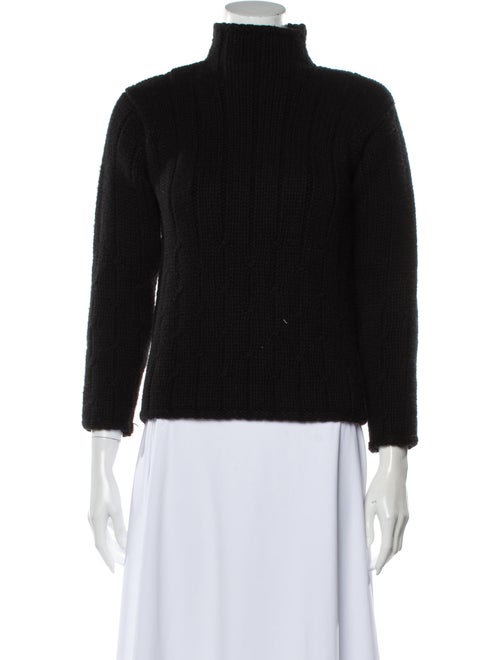 Loro Piana Cashmere Turtleneck Sweater Black