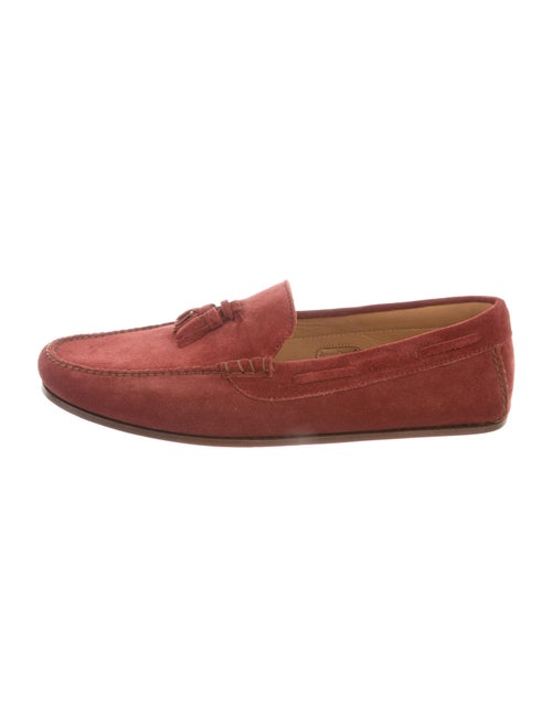 Loro Piana Roadster Walk Suede Moccasins Brown