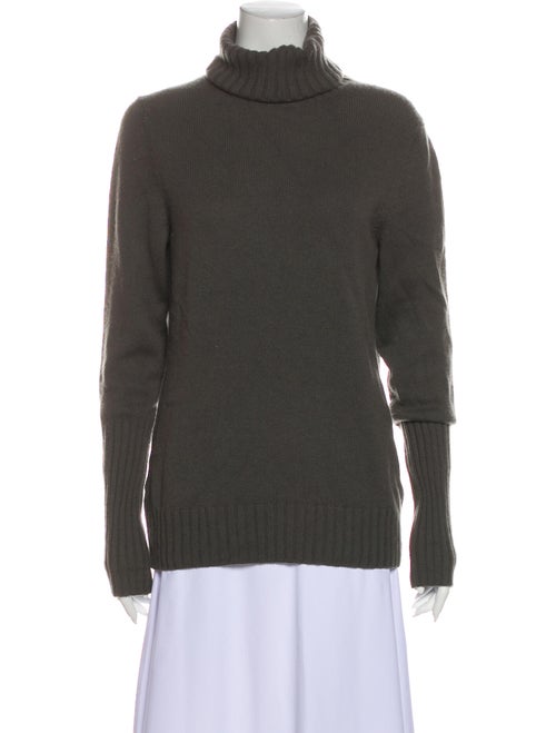Loro Piana Cashmere Turtleneck Sweater Grey